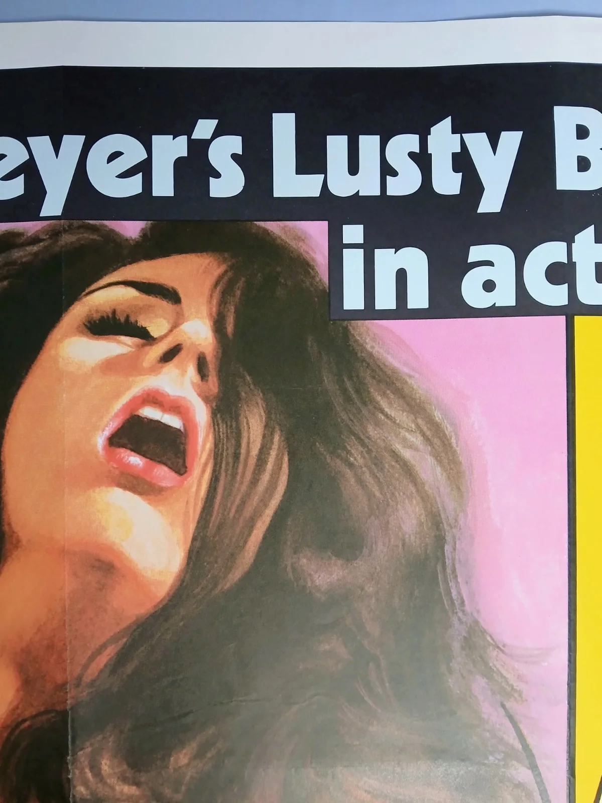 VIXEN/ CHERRY, HARRY & RAQUEL (1968,1970)orig quad poster -Russ Meyer, Chantrell, изображение 3