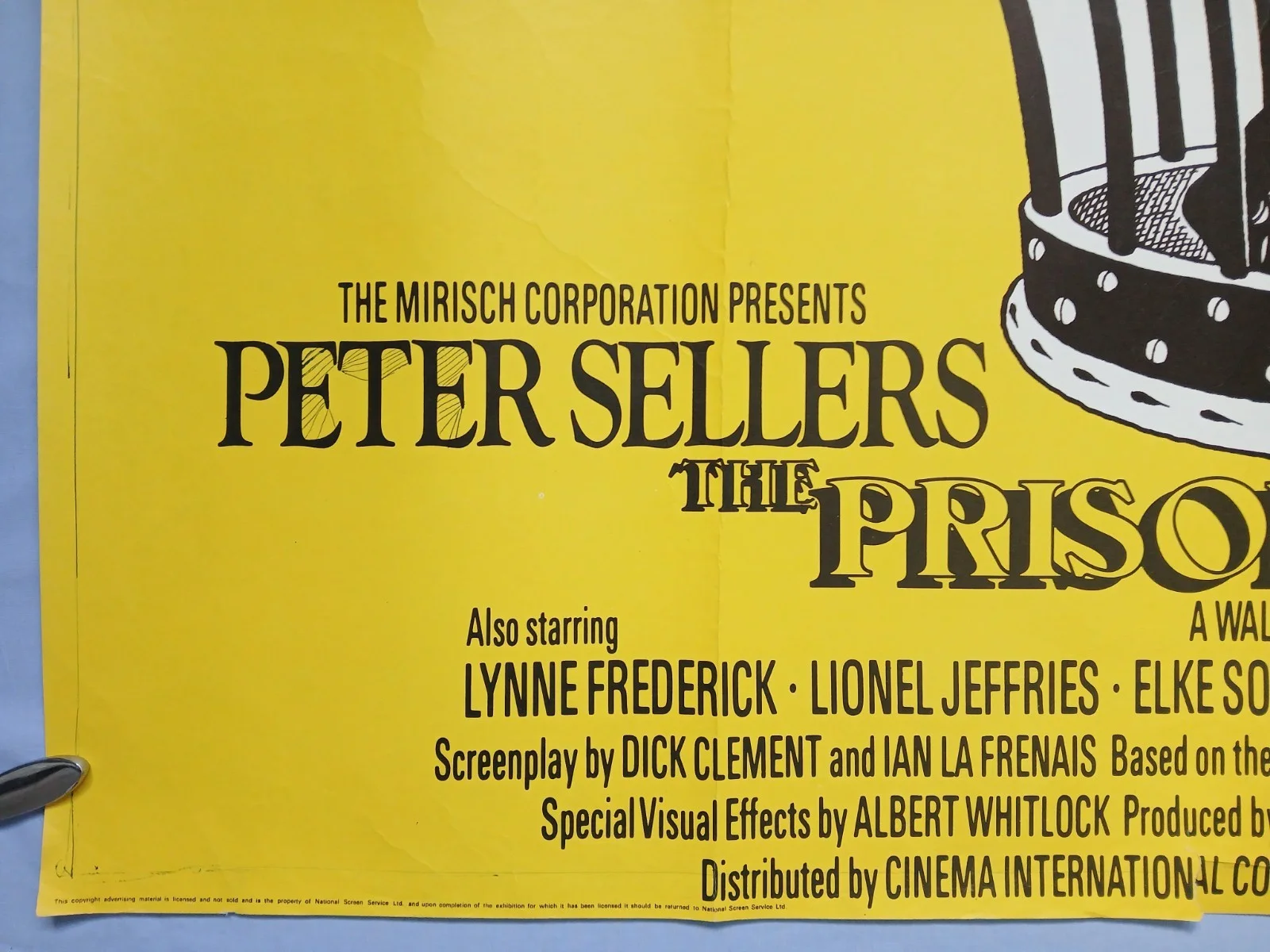 THE PRISONER OF ZENDA (1979) original UK quad poster -Peter Sellers, Elke Sommer, изображение 4