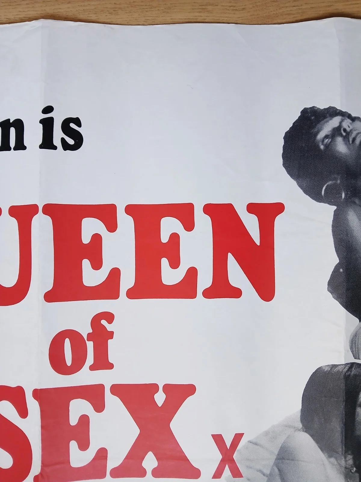 QUEEN OF SEX (1976) original UK quad poster -Italian black lesbian sexploitation, изображение 4