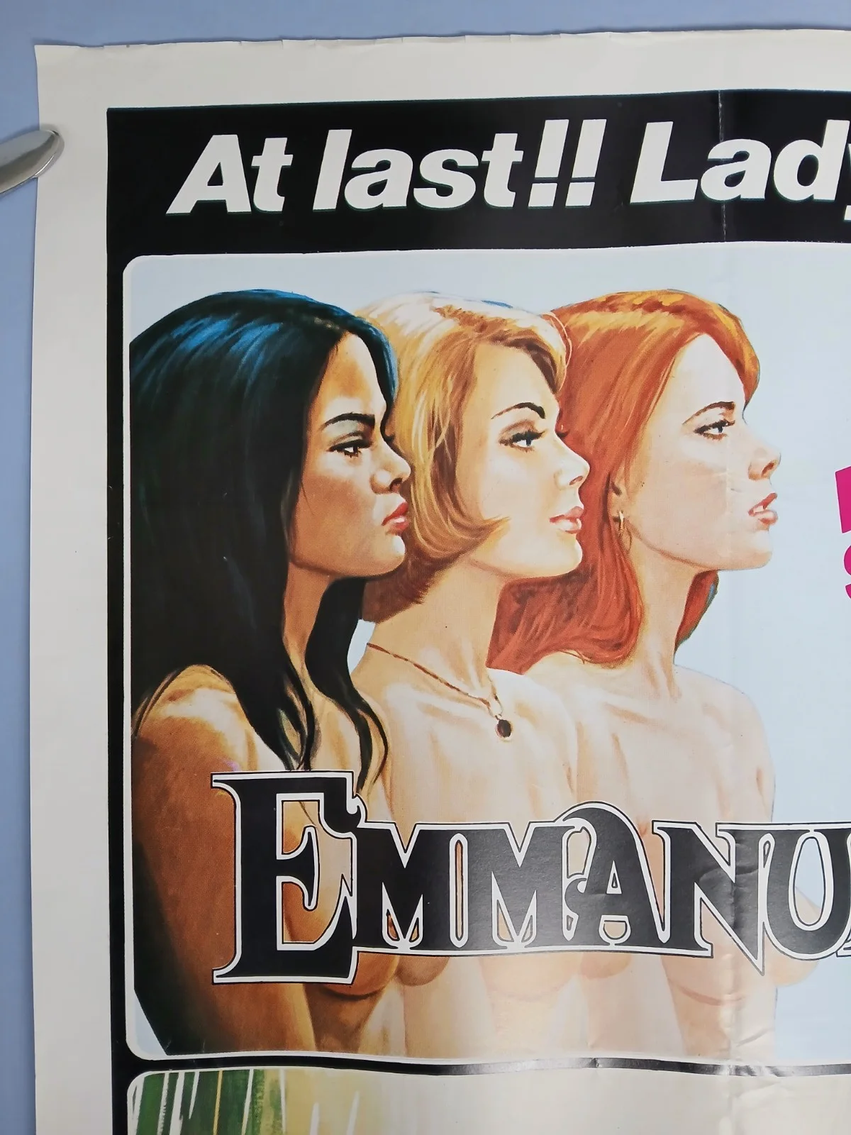 EMMANUELLE 3 / IN TOKYO / YOUNG LADY CHATTERLEY (1970s) original UK quad poster, изображение 2