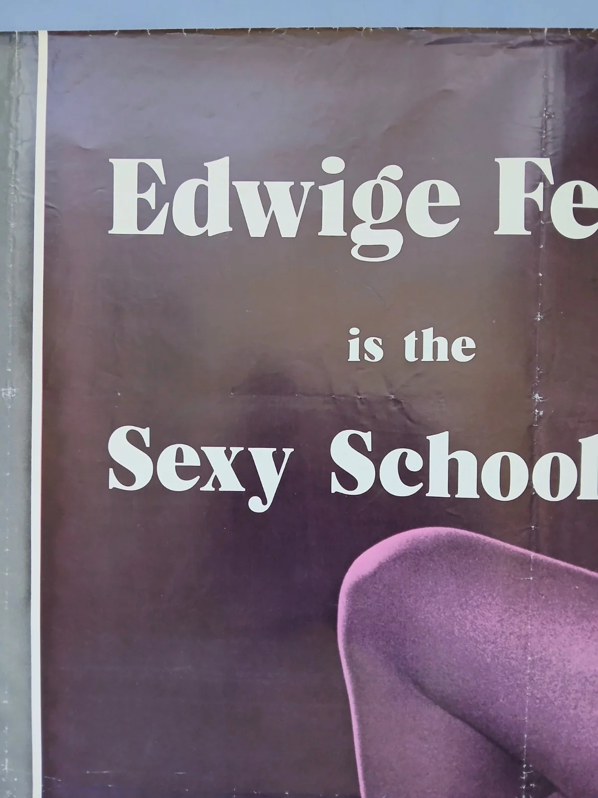 CONFESSIONS AU-PAIR/SEXY SCHOOLTEACHER (1976,75) orig quad poster -sexploitation, изображение 4