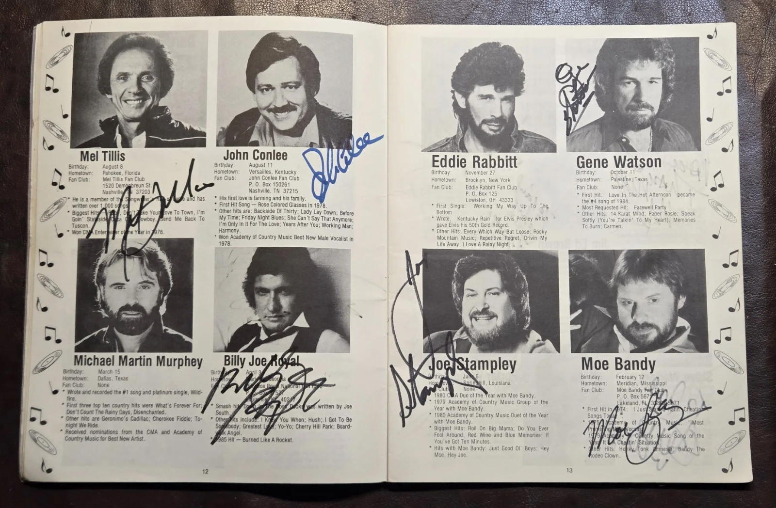 Vintage Country Music Autograph Book 33 Signatures Brenda Lee Vince Gill +, изображение 4