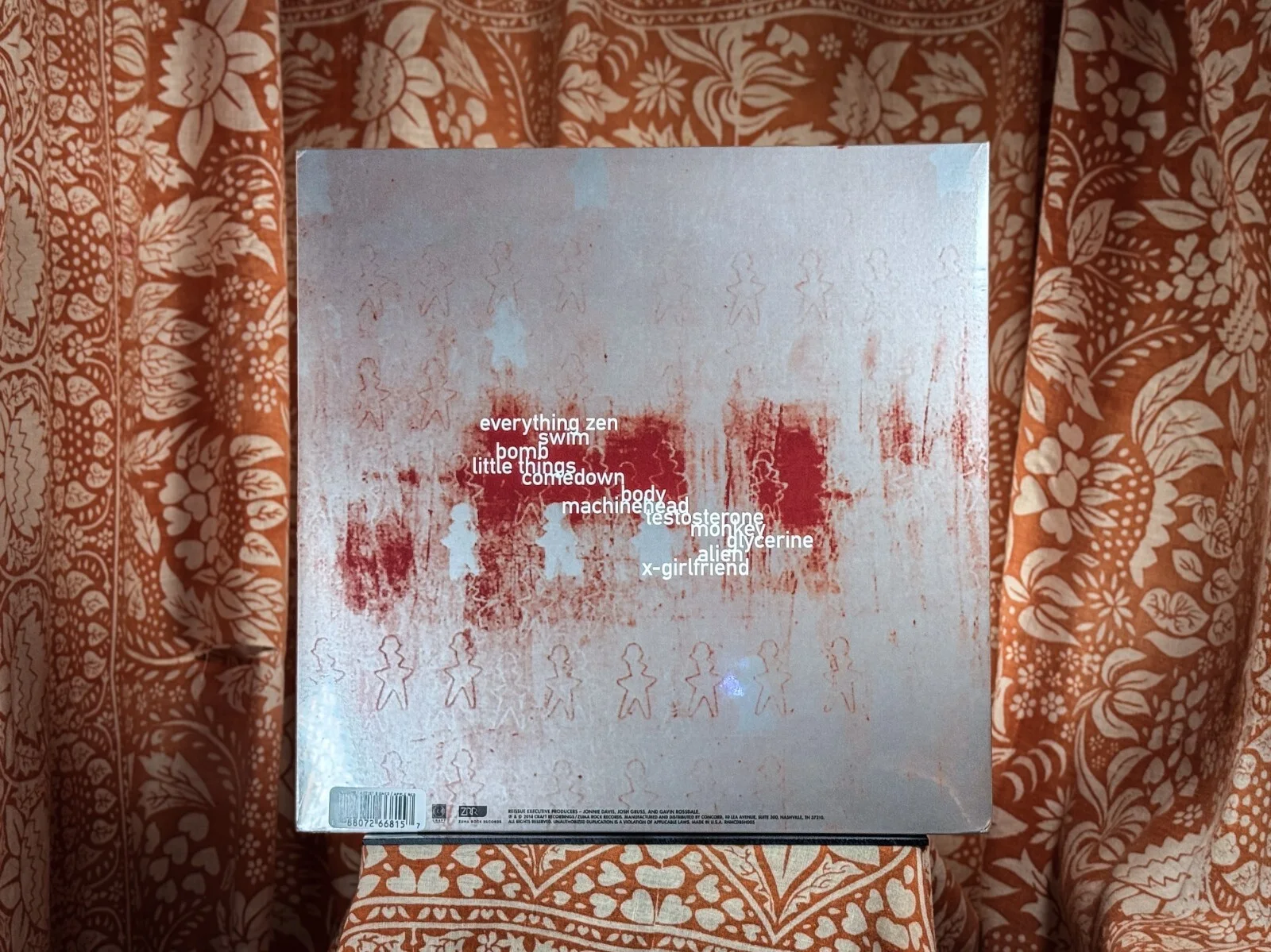 Gavin Rossdale — SIGNED Bush Sixteen Stone RED vinyl Gavin Rossdale nirvana pearl jam razorblade, image 2