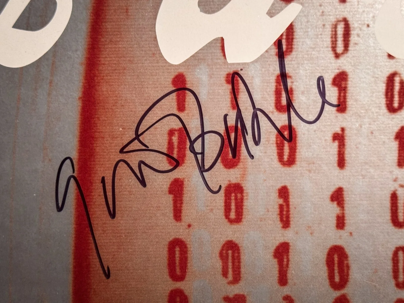 Gavin Rossdale — SIGNED Bush Sixteen Stone RED vinyl Gavin Rossdale nirvana pearl jam razorblade, image 4