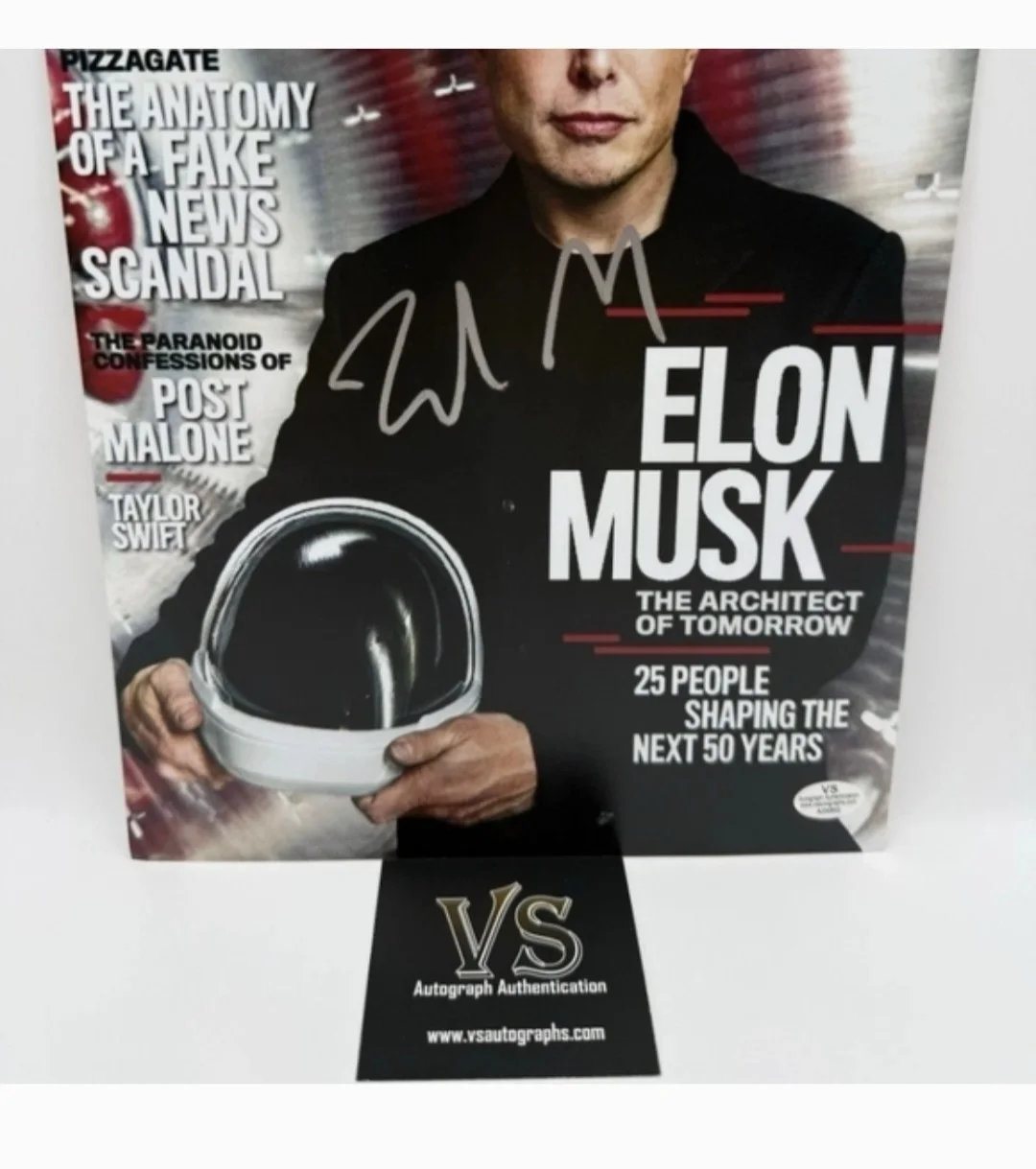 Elon Musk Autograph With COA, image 2