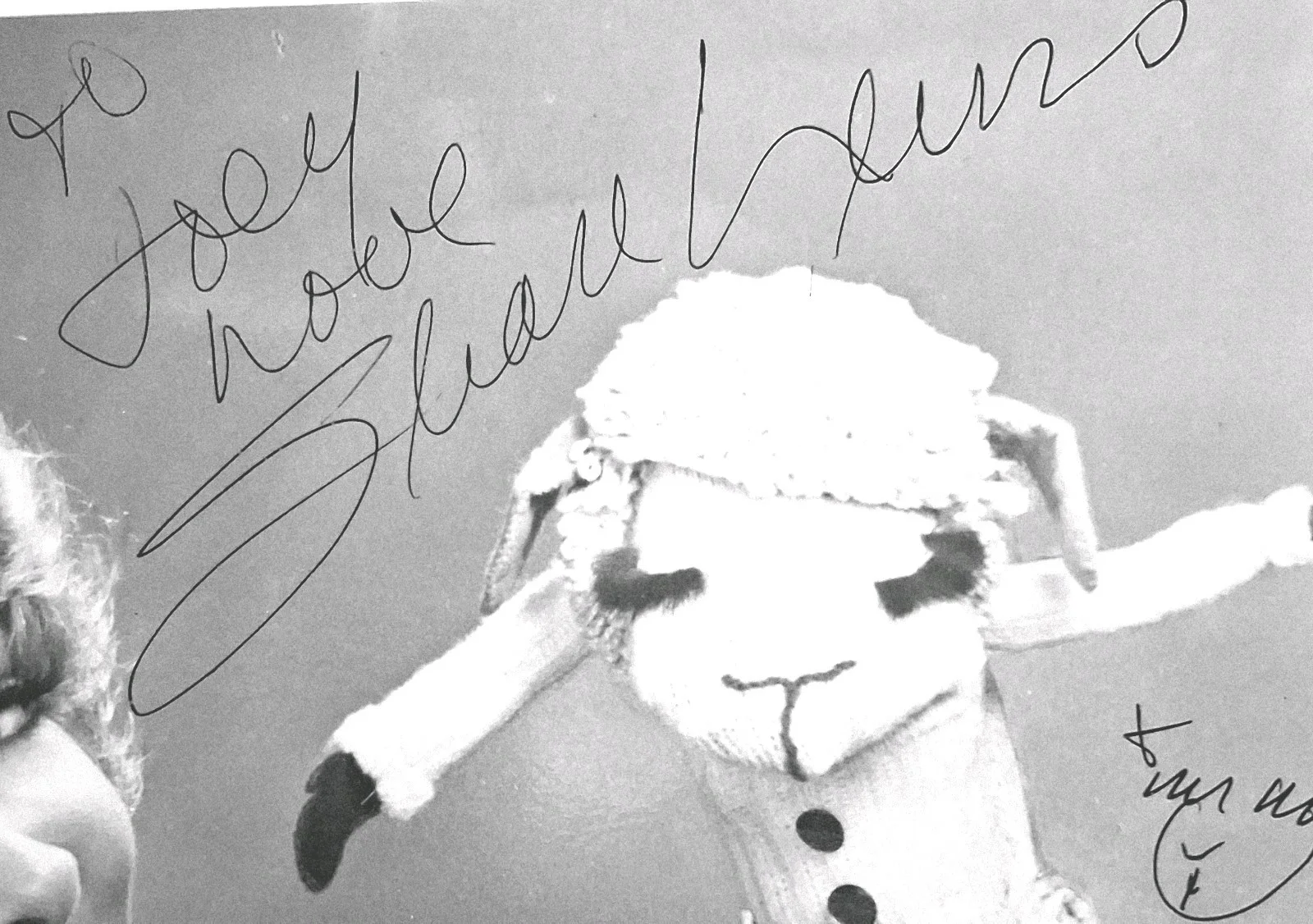 Shari Lewis, Lamb Chop — Shari Lewis Signed 8x10 Photo Lamb Chop Ventriloquist Puppet Mercedes Provenance, image 3
