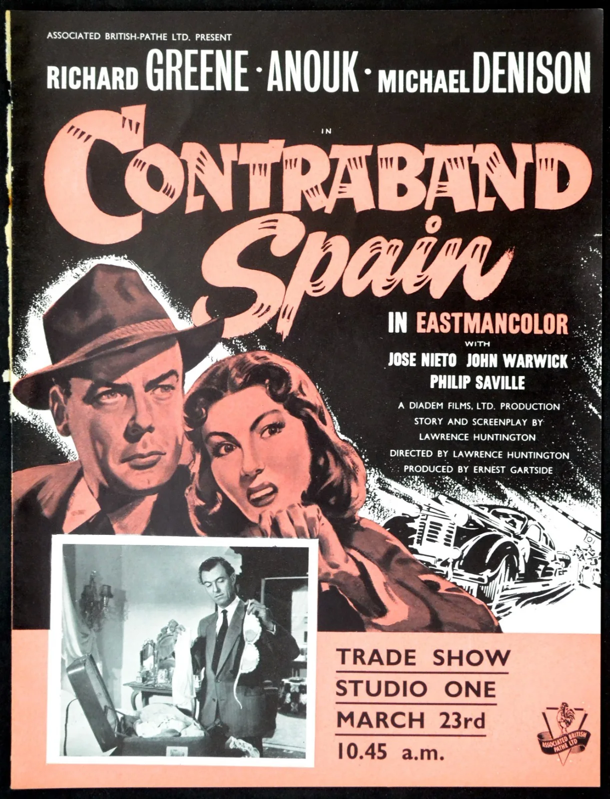 MAN WITHOUT A STAR 1955 Kirk Douglas, Jeanne Crain, Claire Trevor TRADE ADVERT, изображение 2