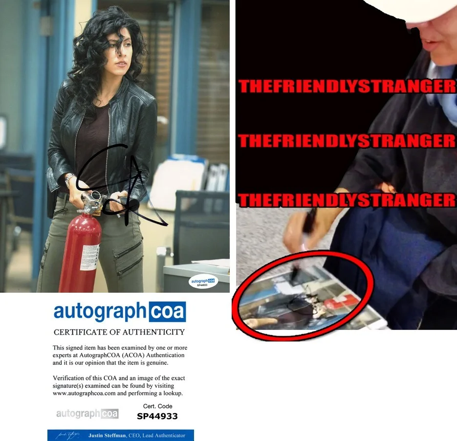 Stephanie Beatriz — Stephanie Beatriz signed "BROOKLYN NINE-NINE" 8x10 Photo EXACT PROOF f Rosa ACOA