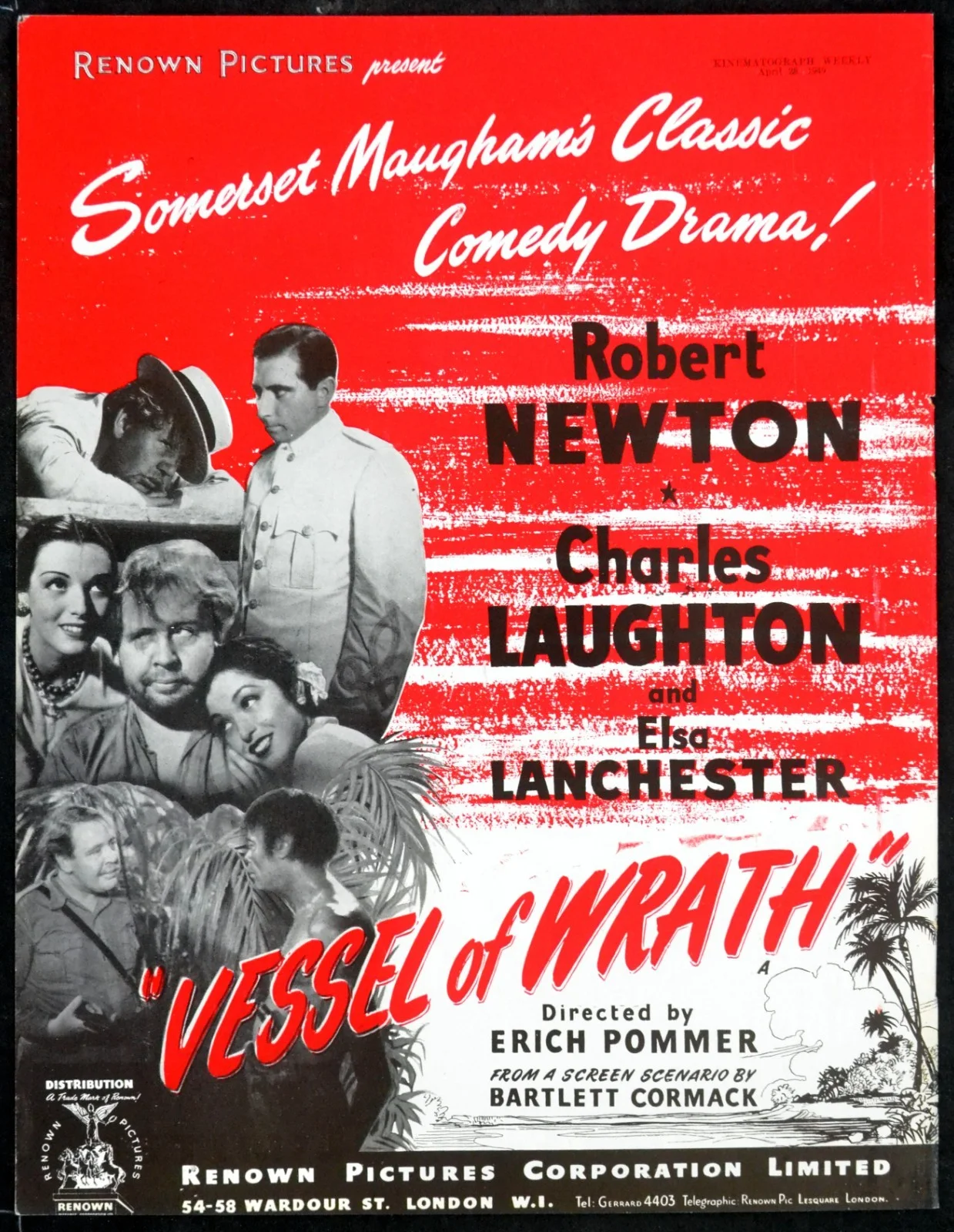 MAN FROM YESTERDAY 1949 John Stuart, Henry Oscar, Marie Burke TRADE ADVERT, изображение 2