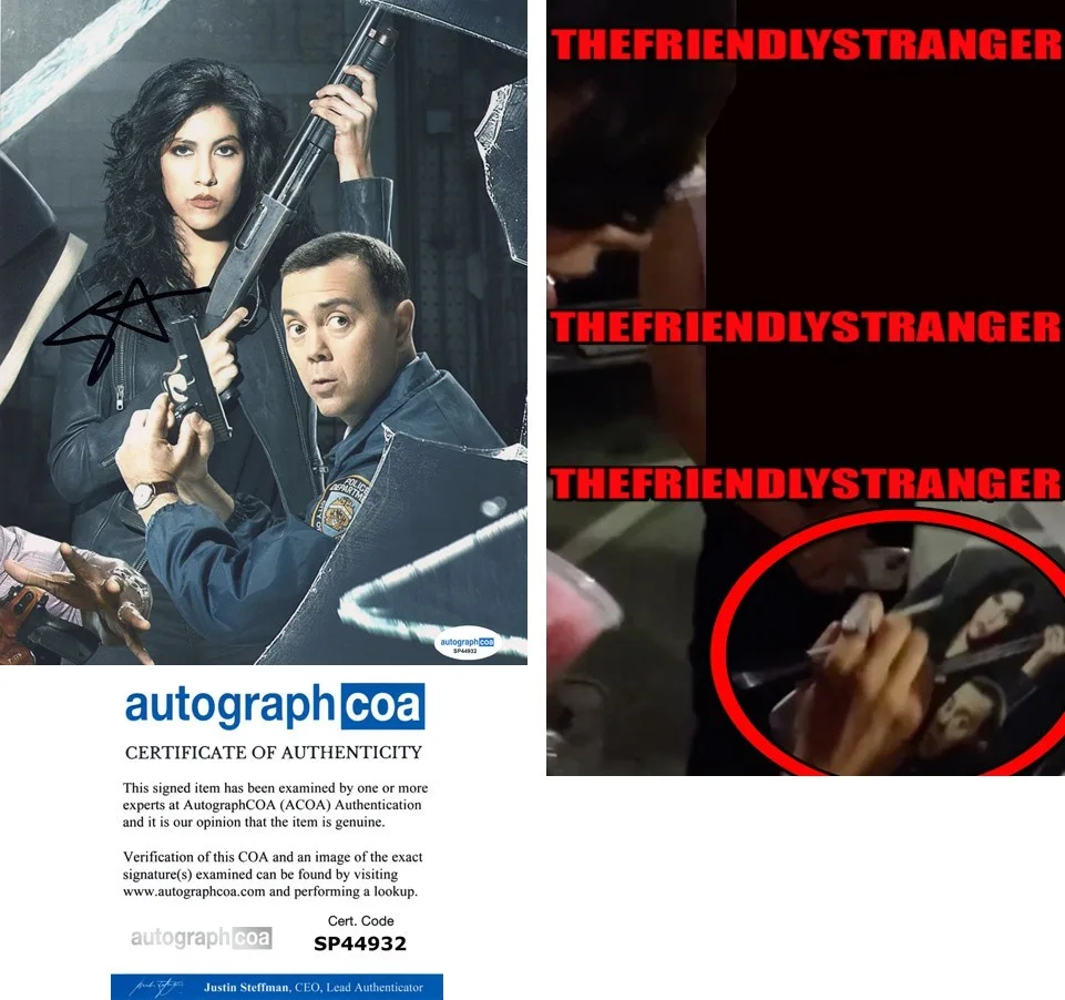 Stephanie Beatriz — Stephanie Beatriz signed "BROOKLYN NINE-NINE" 8x10 Photo EXACT PROOF e Rosa ACOA