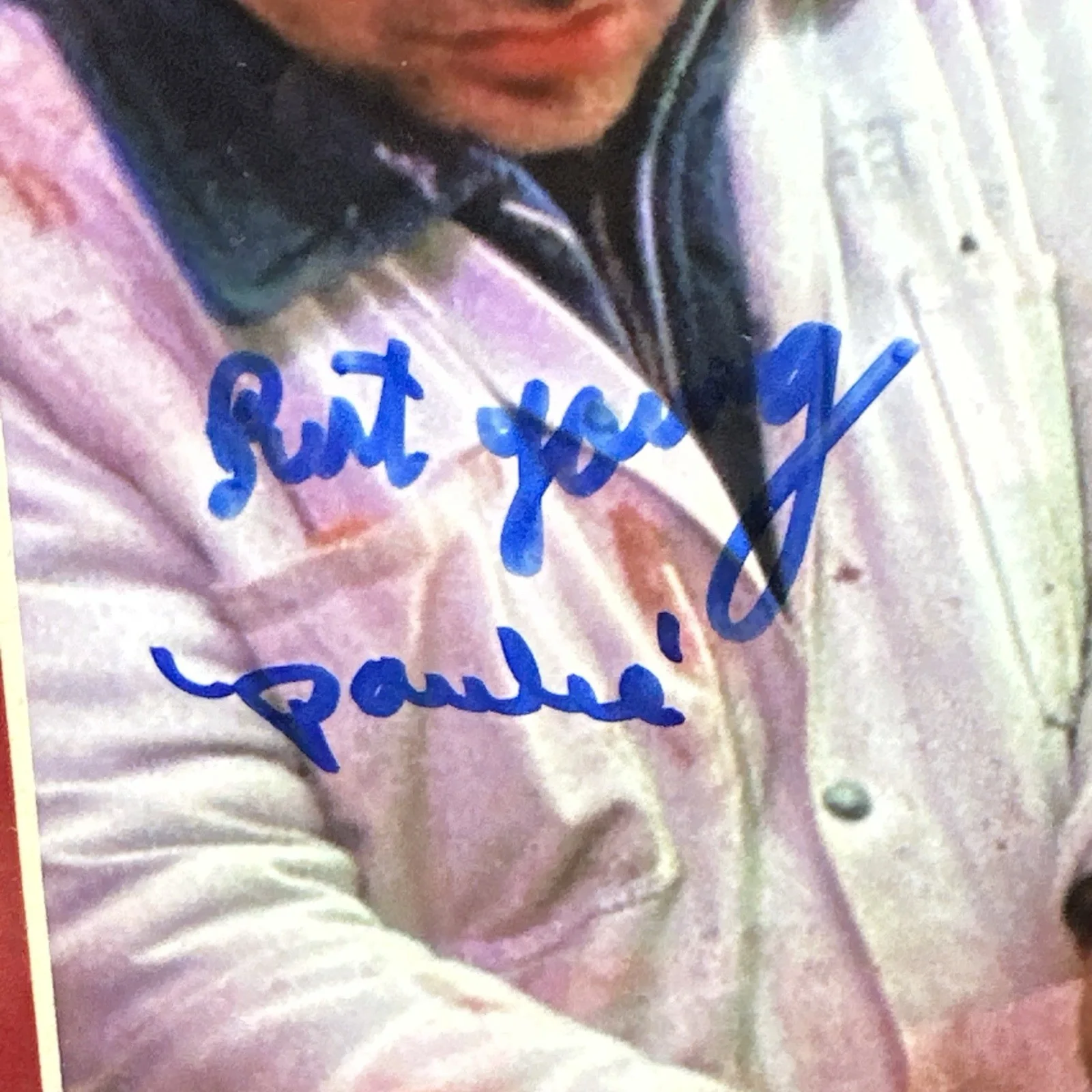 Sylvester Stallone — Burt Young w/ Sylvester Stallone Autographed ROCKY Framed 8x10 Photo ASI Proof, изображение 2