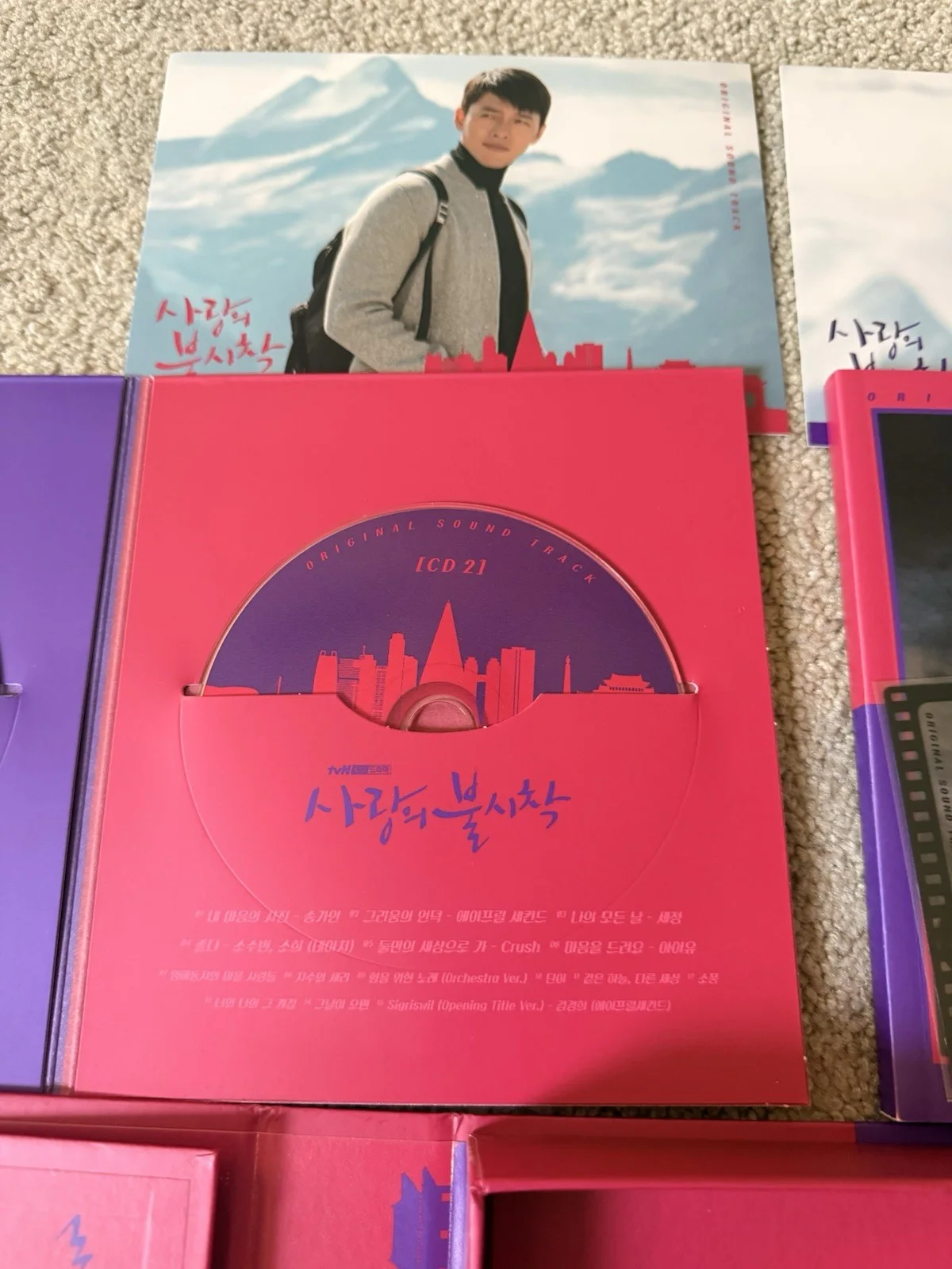 Crash Landing on You Hyun Bin Son Ye Jin OST Collection Autographed K-POP 2020, image 3