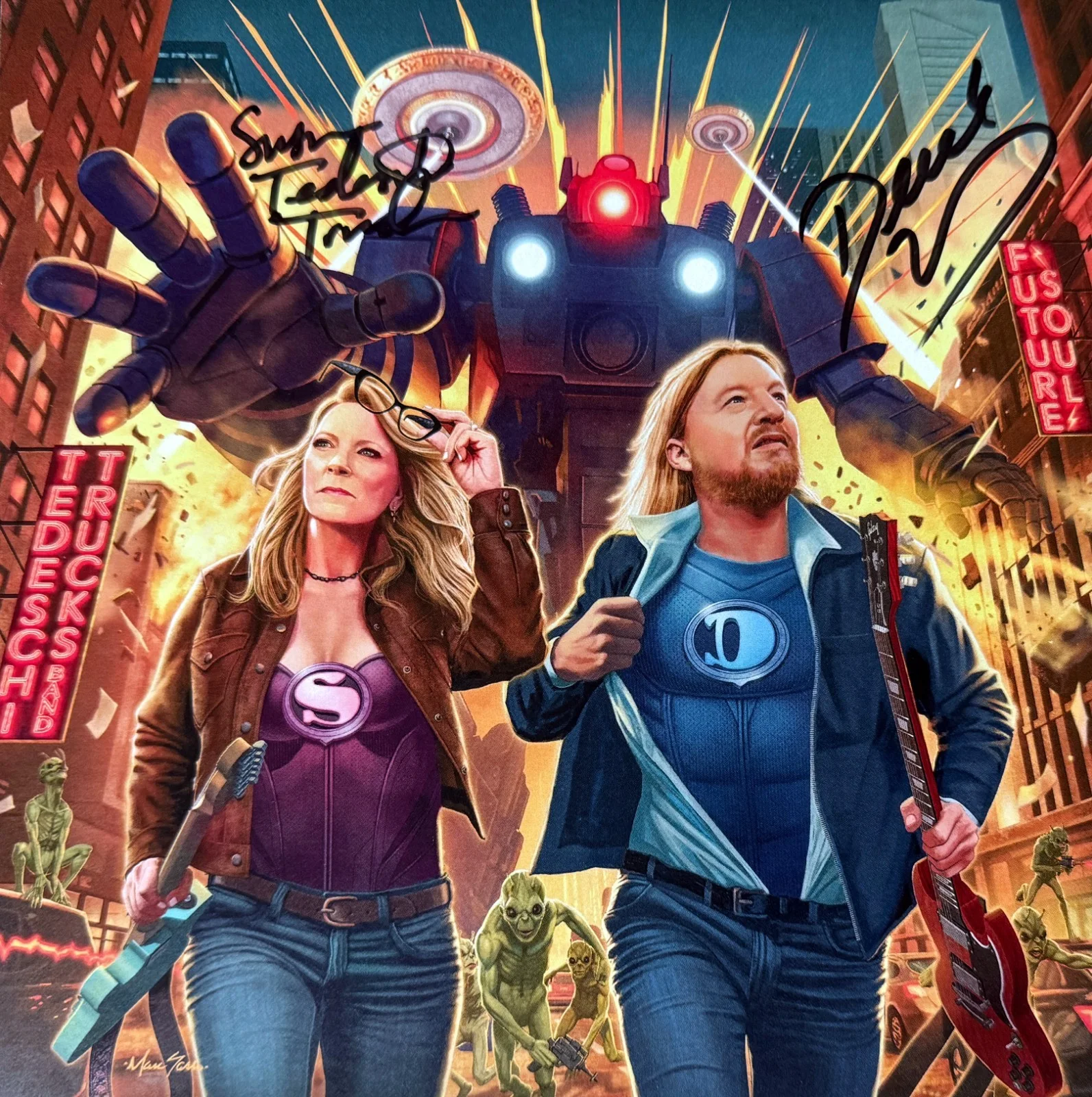 Tedeschi Trucks signed 2026 Future Soul 8"x8" Art Insert LP/Vinyl/Record COA NEW, изображение 2