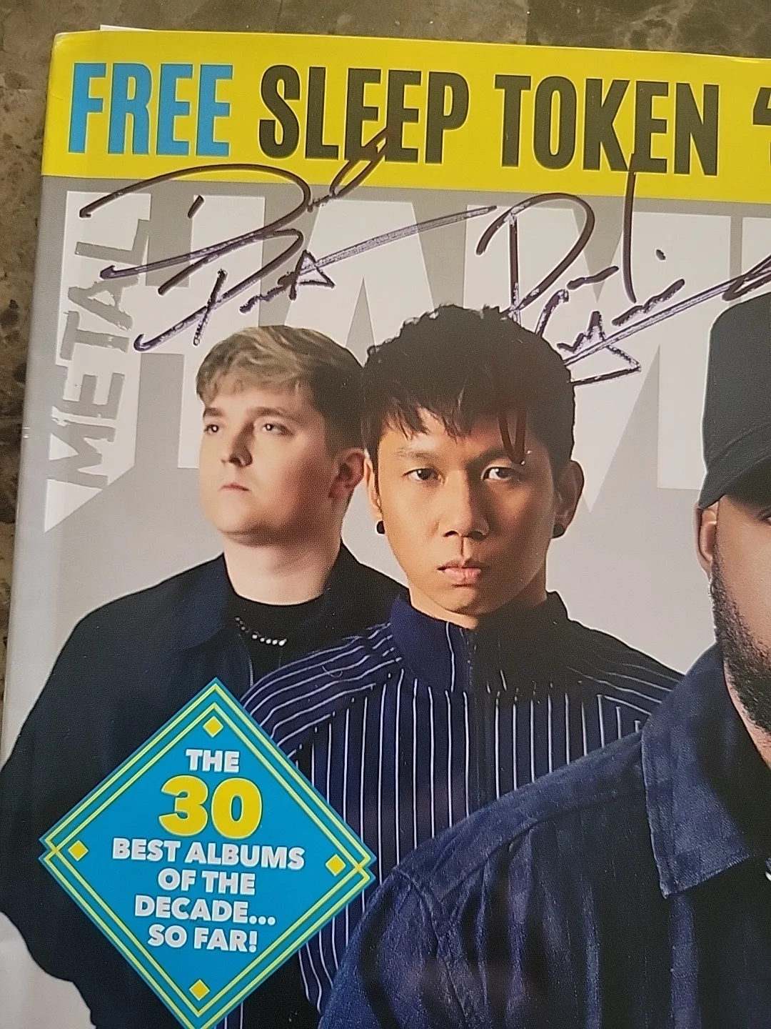 Sleep Theory Signed Magazine - Metal Hammer, March 2026 Issue, изображение 2