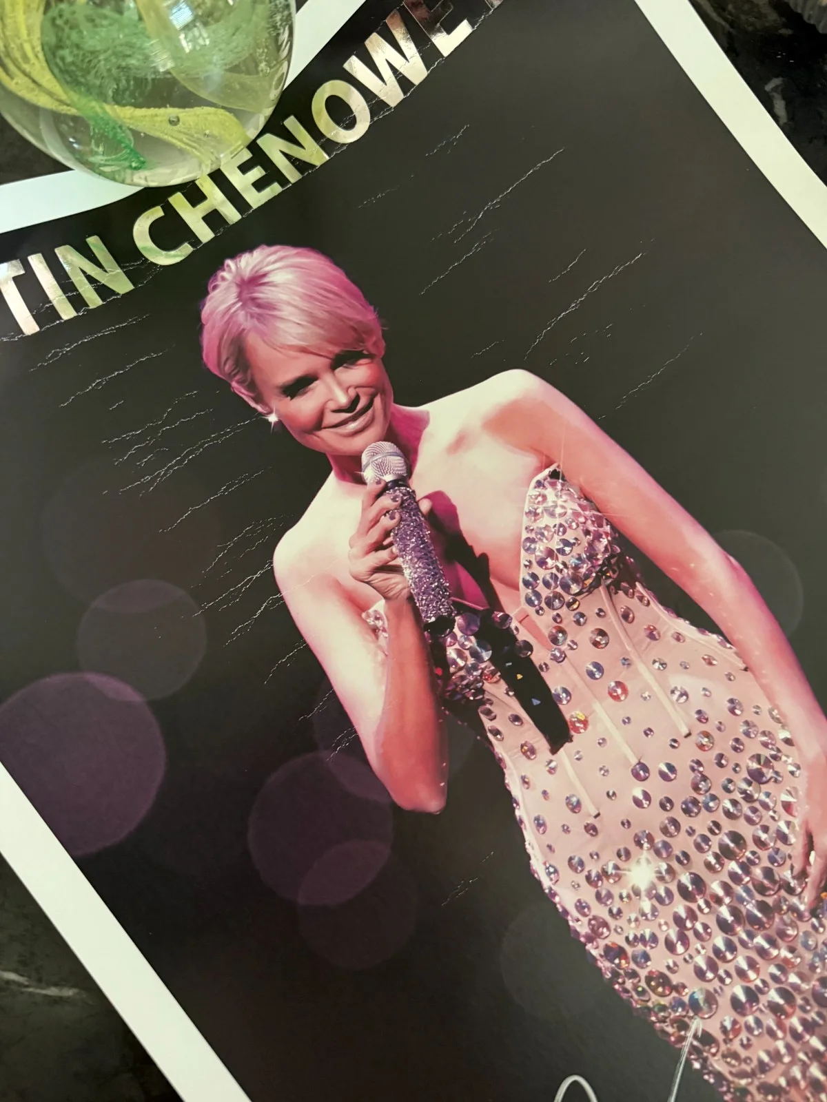 Kristin Chenoweth — Kristin Chenoweth Signed Autographed 13x19 Poster Provincetown 2014 Numbered, image 2