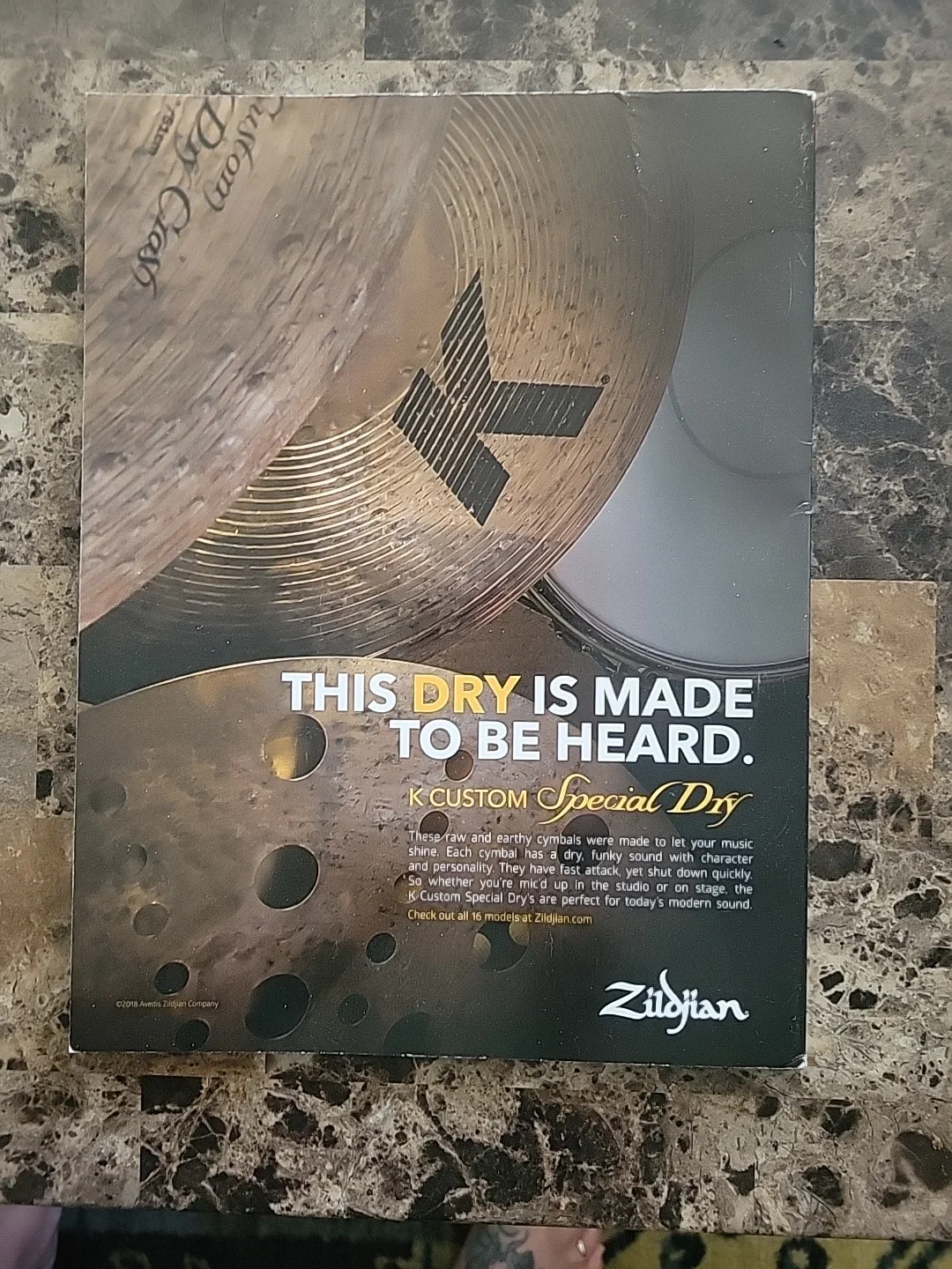 Shinedown - Barry Kerch Signed DRUM! Magazine, image 3