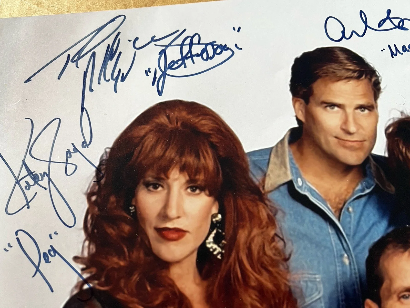 Ed O’Neil — Married with Children Full Cast signed 17x20 PSA/DNA LOA, image 4