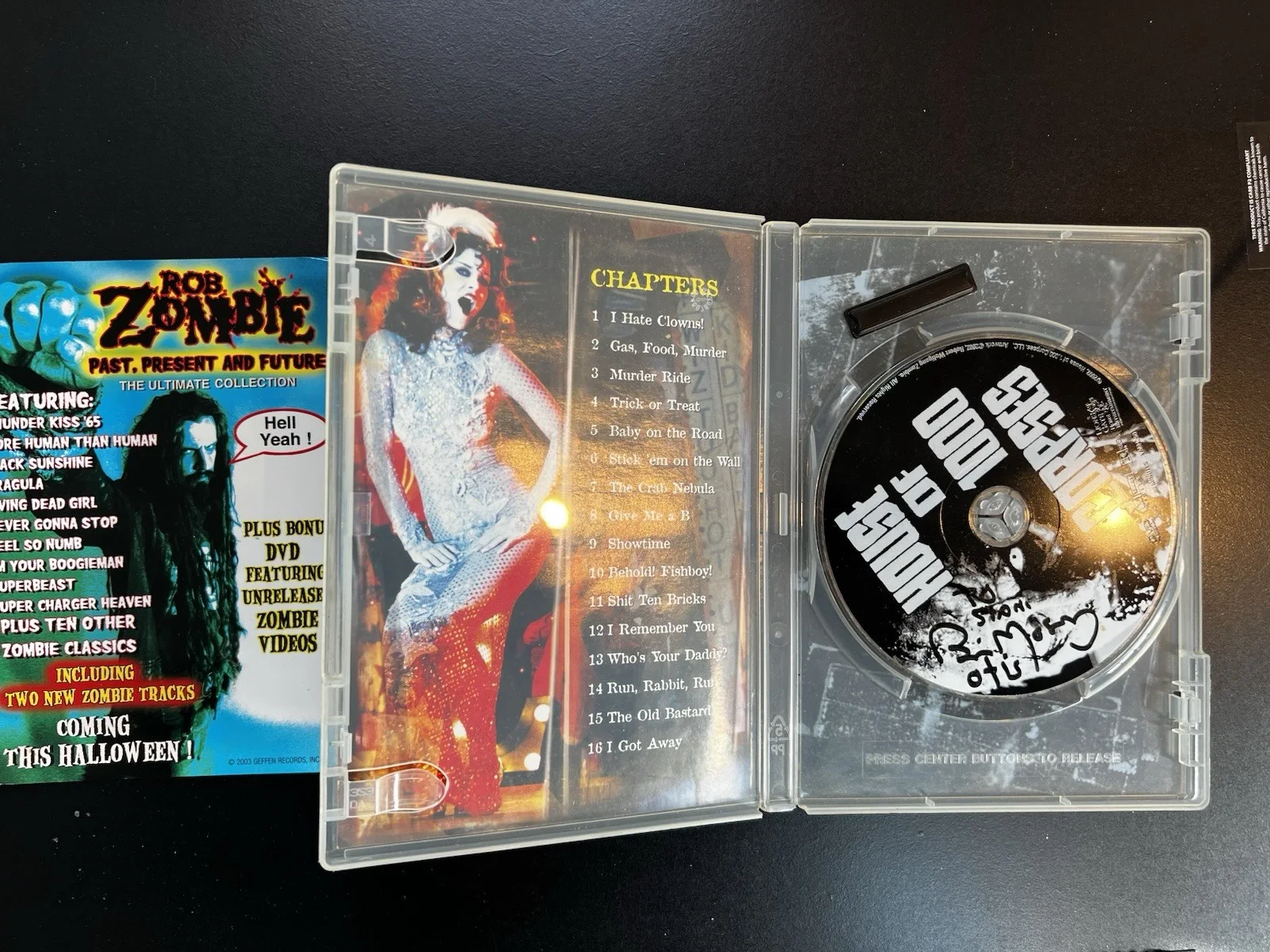 Sid Haig Bill Moseley — Sid Haig & Bill Moseley Autographed DVD House Of A Thousand Corpses Signed, image 4