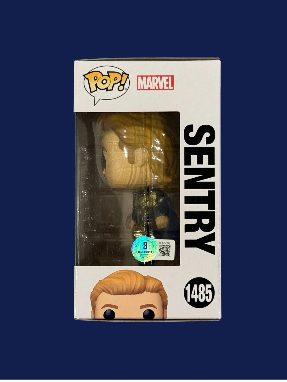 Lewis Pullman — LEWIS PULLMAN SIGNED SENTRY FUNKO POP THUNDERBOLTS AUTOGRAPH MARVEL BAS BQ95598, image 3