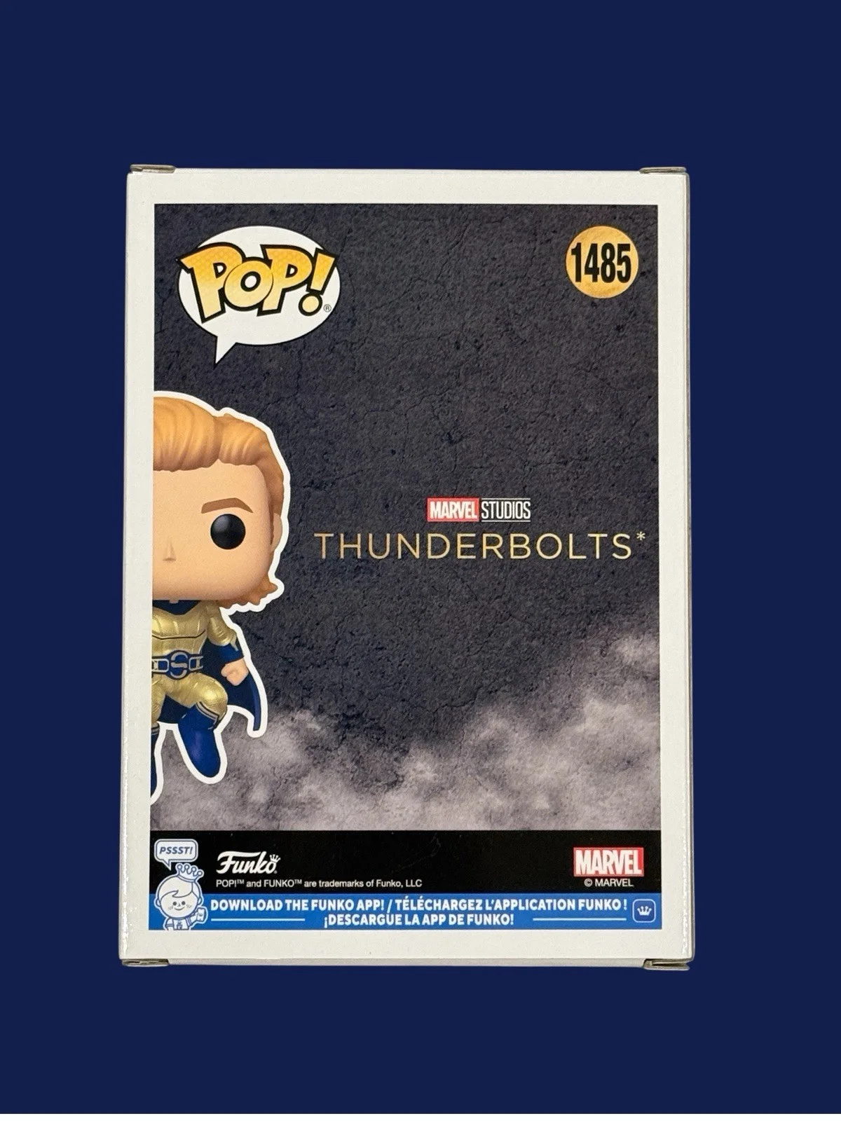 Lewis Pullman — LEWIS PULLMAN SIGNED SENTRY FUNKO POP THUNDERBOLTS AUTOGRAPH MARVEL BAS BQ95598, image 4