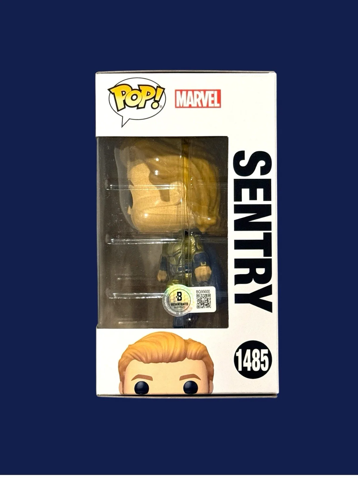 Lewis Pullman — LEWIS PULLMAN SIGNED SENTRY FUNKO POP THUNDERBOLTS AUTOGRAPH MARVEL BAS BQ95500, image 3