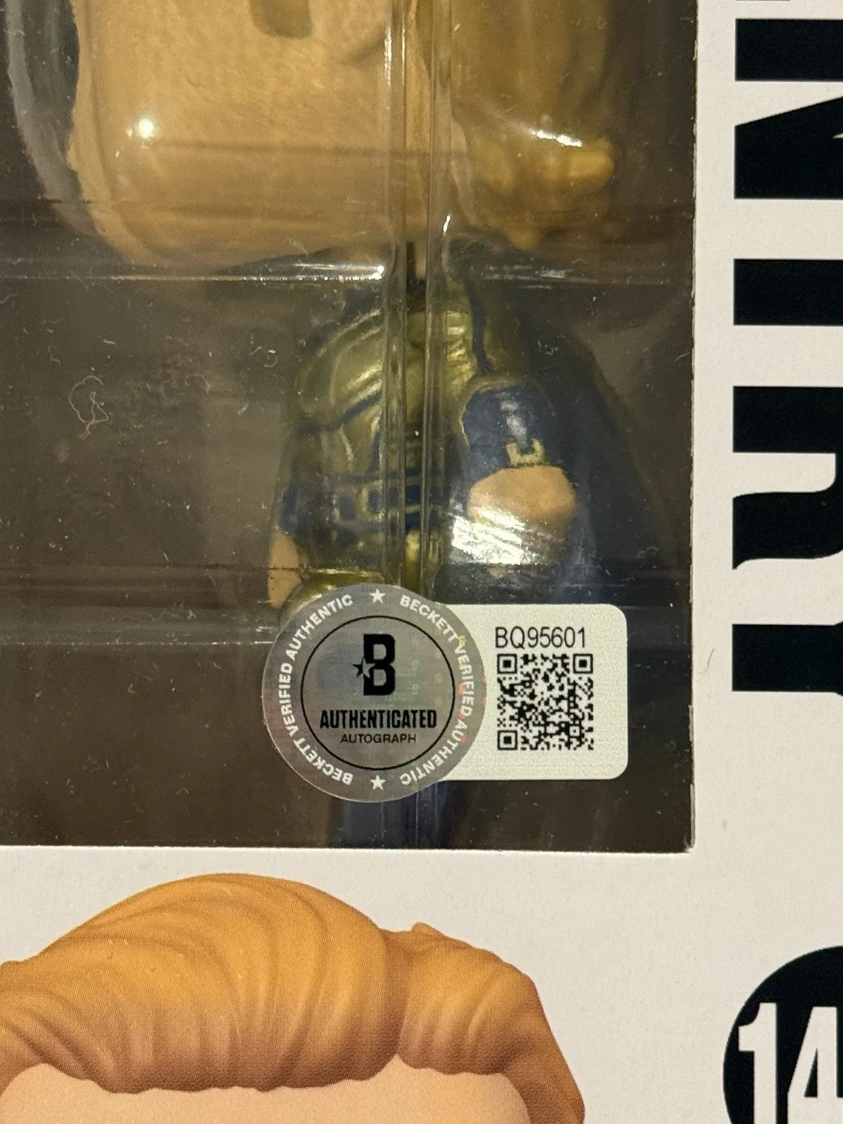 Lewis Pullman — LEWIS PULLMAN SIGNED SENTRY FUNKO POP THUNDERBOLTS AUTOGRAPH MARVEL BAS BQ95501, image 2