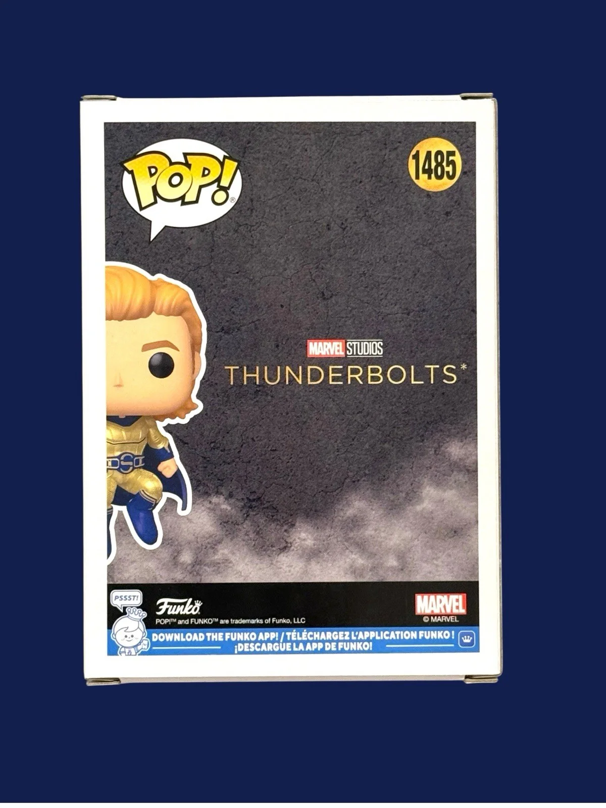 Lewis Pullman — LEWIS PULLMAN SIGNED SENTRY FUNKO POP THUNDERBOLTS AUTOGRAPH MARVEL BAS BQ95501, image 3