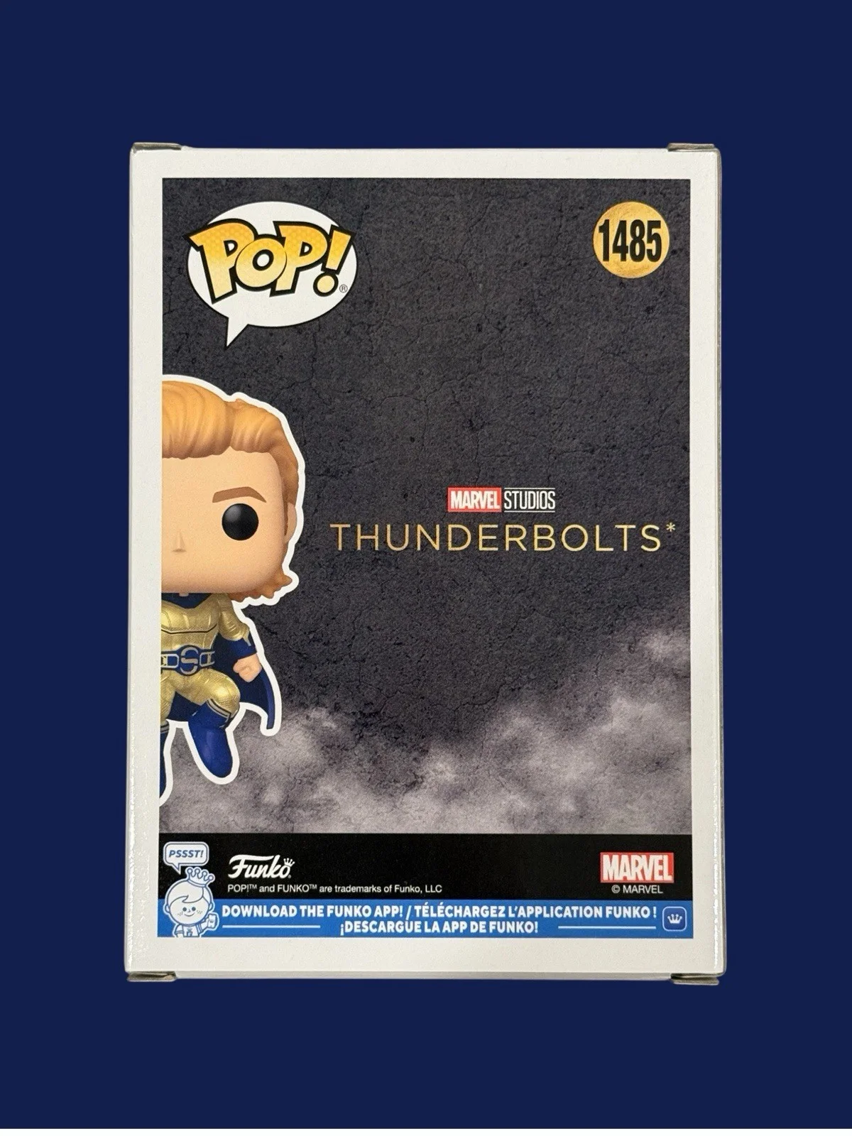 Lewis Pullman — LEWIS PULLMAN SIGNED SENTRY FUNKO POP THUNDERBOLTS AUTOGRAPH MARVEL BAS BQ95599, image 4