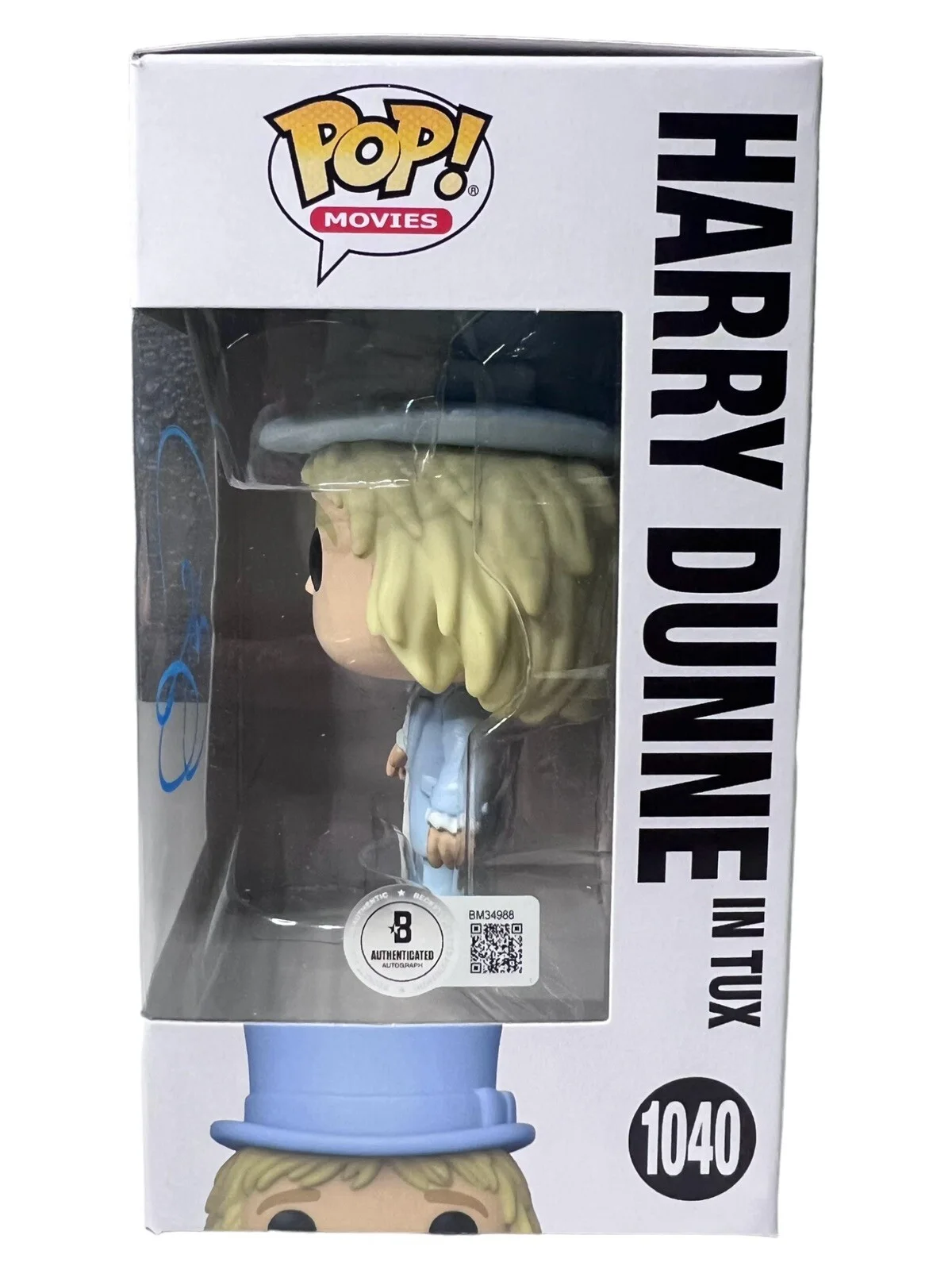 Jeff Daniels — RARE JEFF DANIELS DUMB AND DUMBER HARRY DUNNE SIGNED FUNKO BECKETT BM34988 PROOF, изображение 3