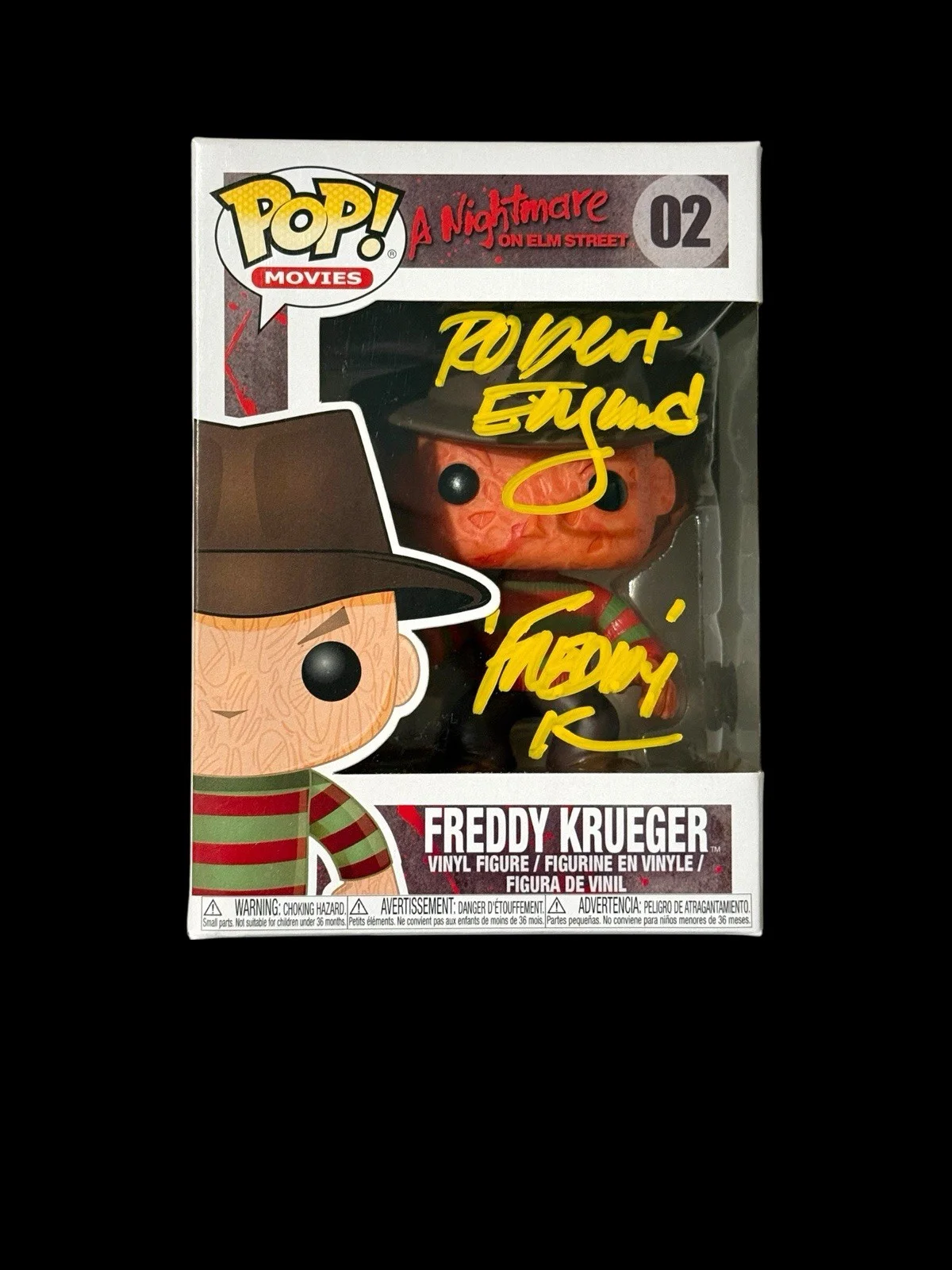 Robert Englund — ROBERT ENGLUND SIGNED FREDDY KRUEGER NIGHTMARE POP AUTOGRAPH “FREDDY K” BECKETT, image 2