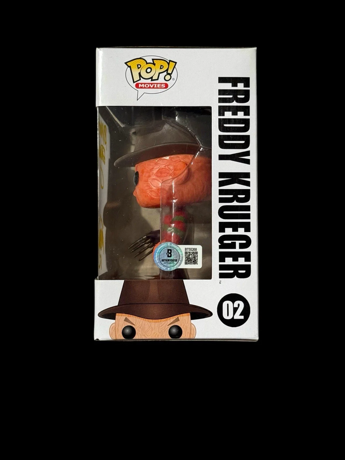 Robert Englund — ROBERT ENGLUND SIGNED FREDDY KRUEGER NIGHTMARE POP AUTOGRAPH “FREDDY K” BECKETT, image 3