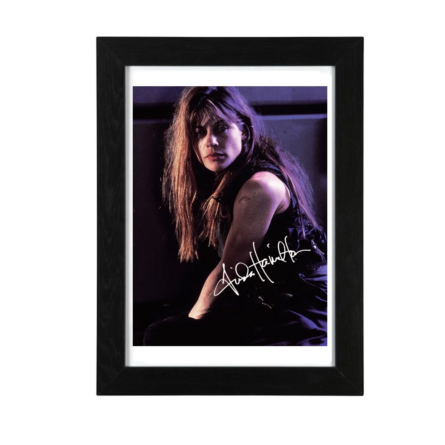 Linda Hamilton Signed Autograph PHOTO Pre Print 6x4/A4/ Framed Terminator, image 3