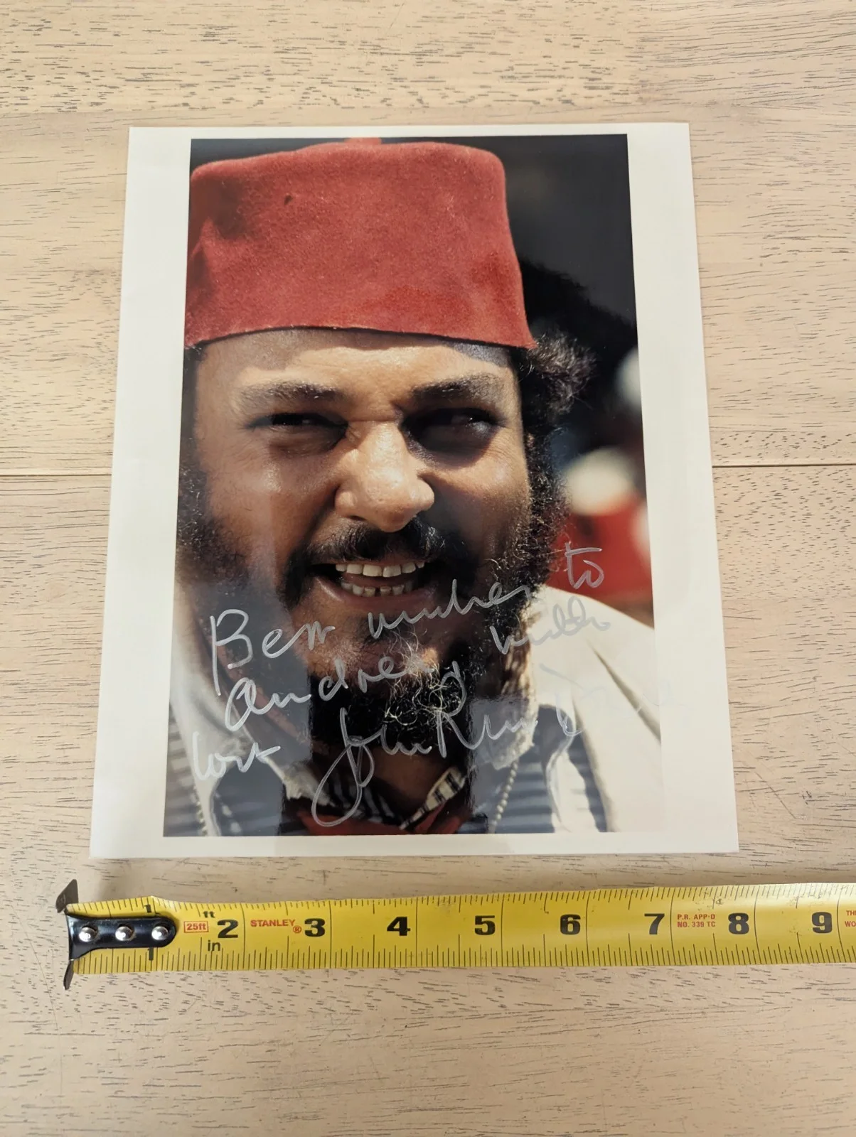 John Rhys Davies — John Rhys-Davies Autographed 8x10 Indiana Jones, image 4
