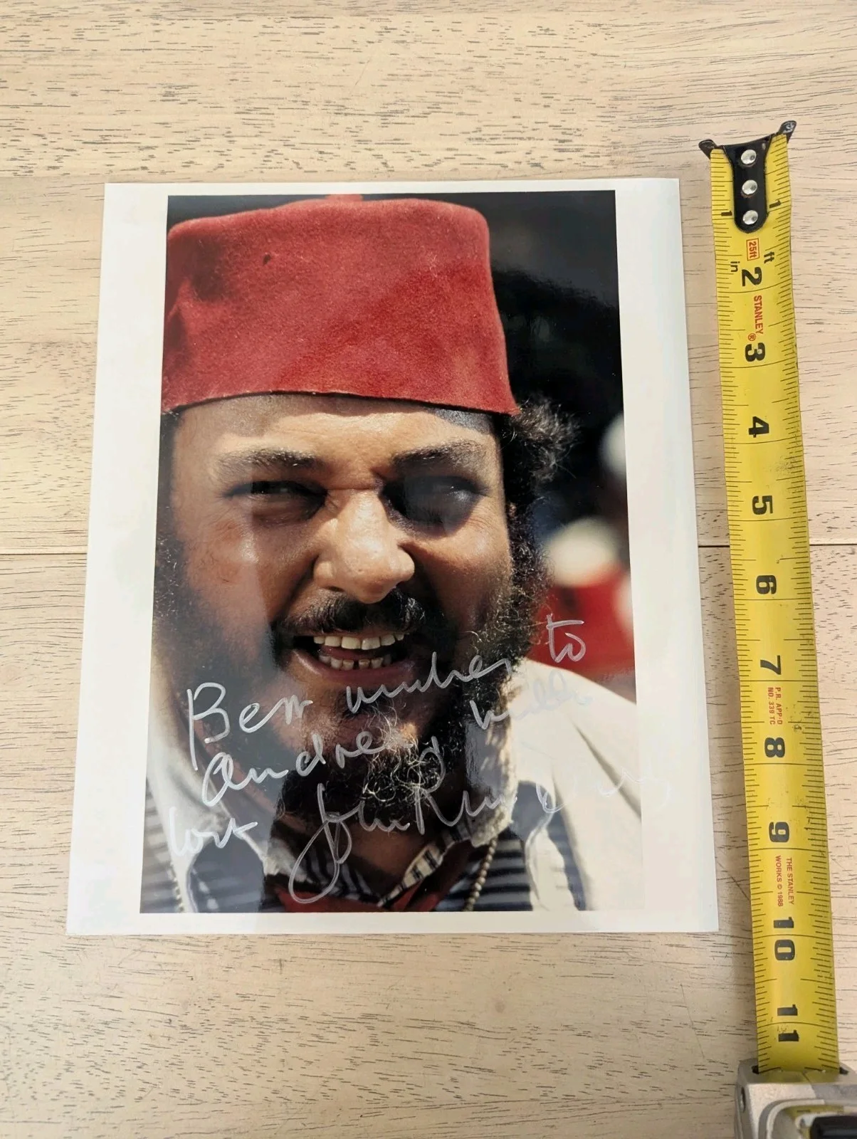 John Rhys Davies — John Rhys-Davies Autographed 8x10 Indiana Jones, image 5
