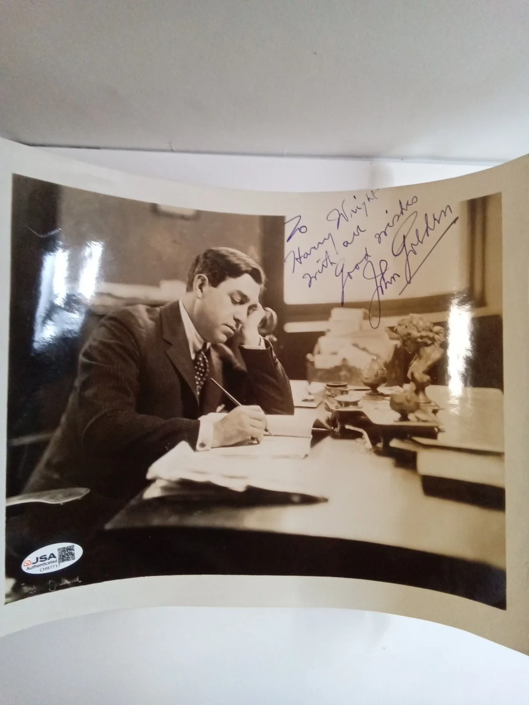 John Golden Broadway Producer Songwriter Signed 8x10 Photo JSA, изображение 2