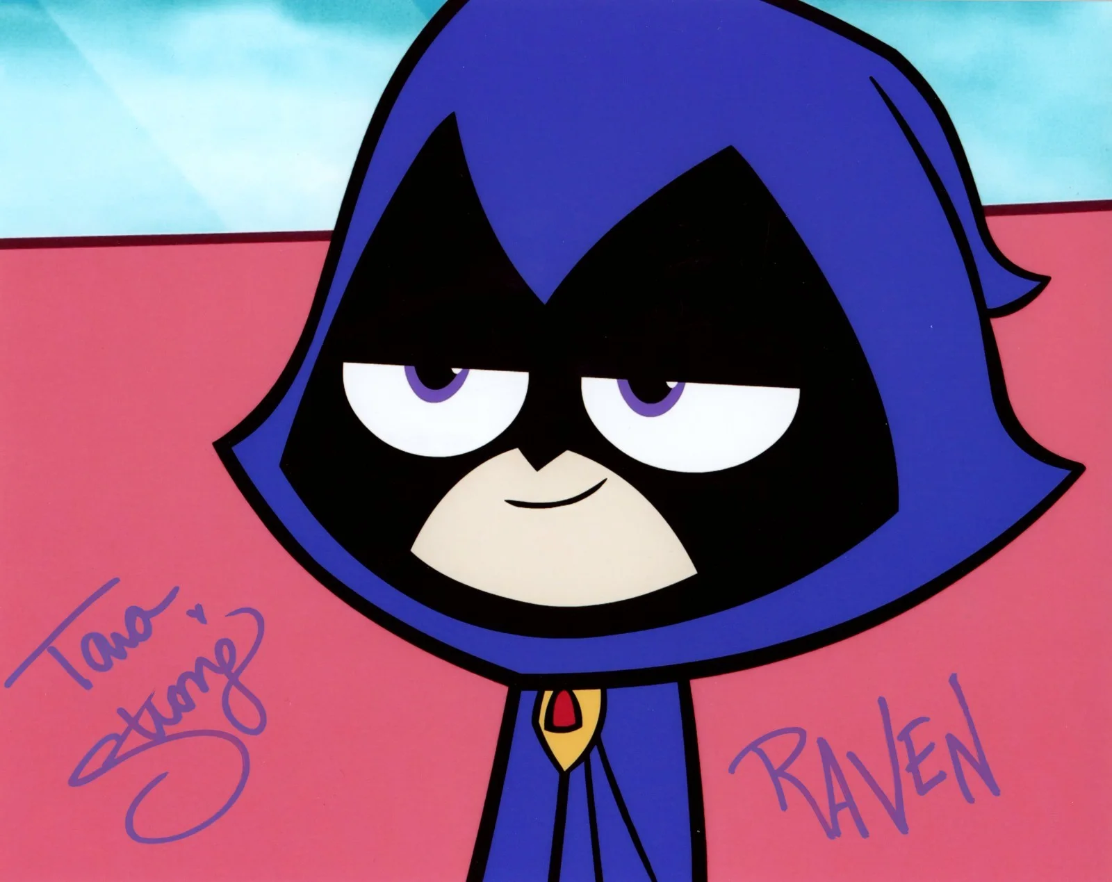 Tara Strong — Tara Strong Teen Titans Go! 8x10 Signed Photo JSA Certified Autograph