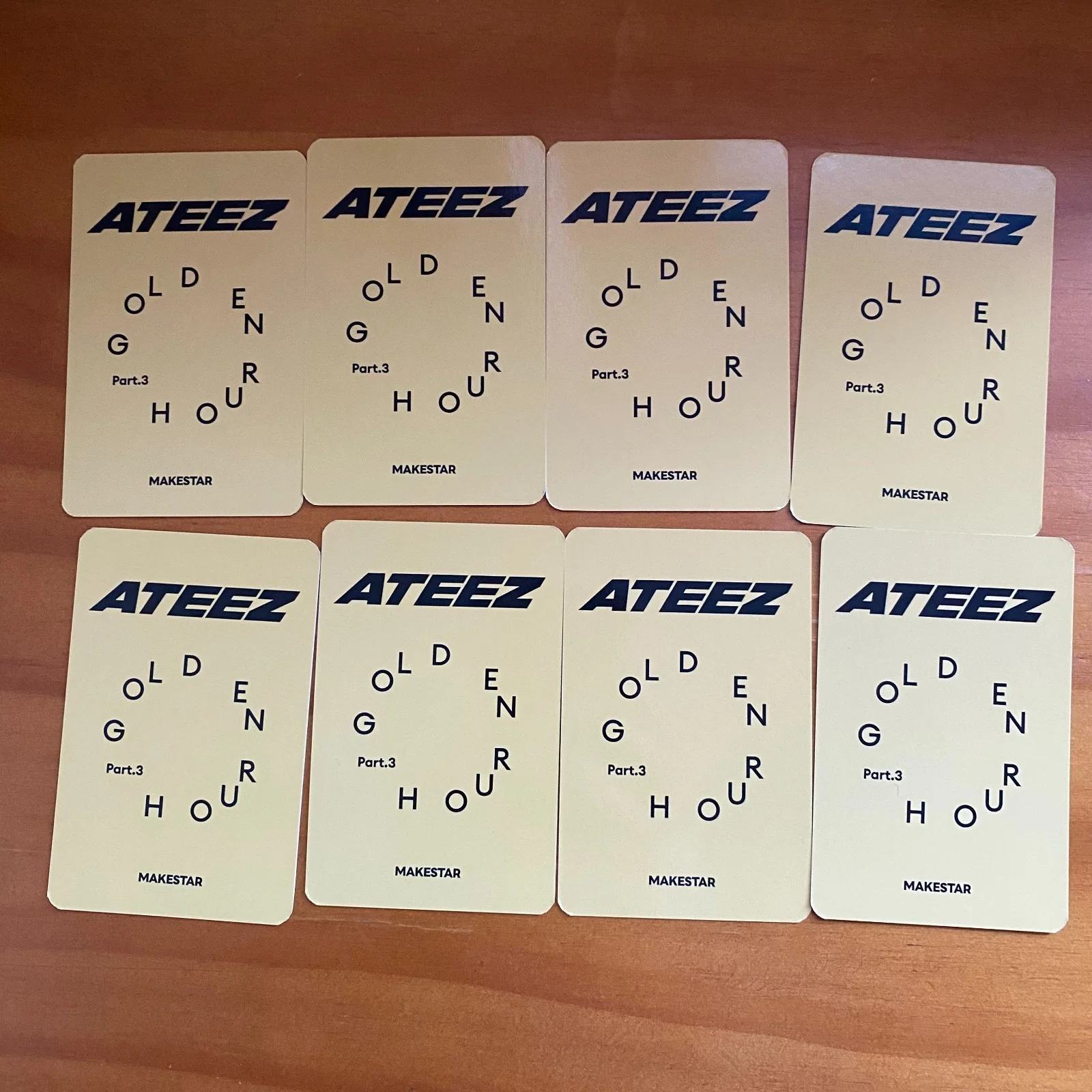 SALE ATEEZ ateez Autographed Signed Photo Card Official Golden Hour Part.3 2026, изображение 4