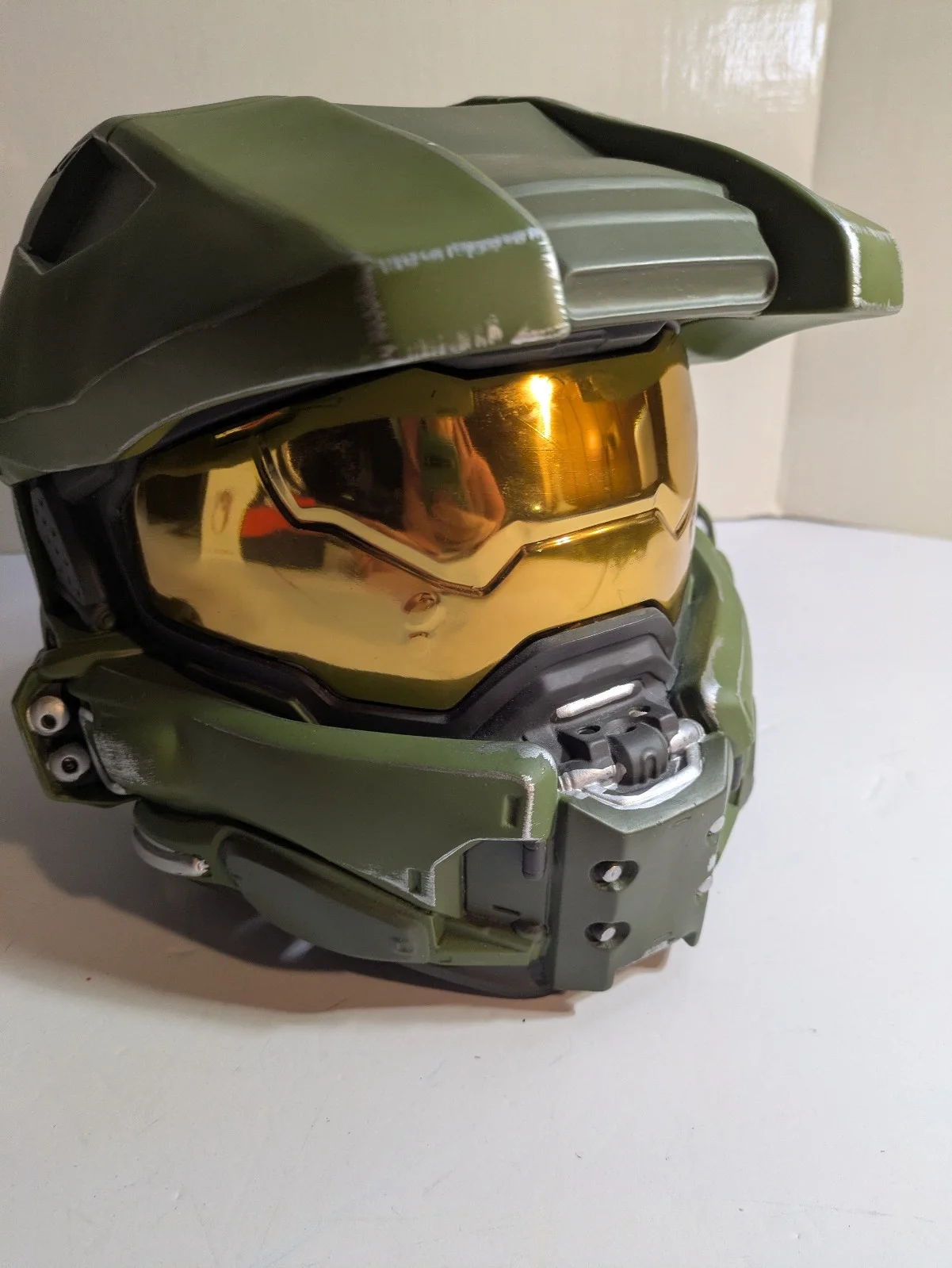 Signed Shelley Calene-Black & Steve Downes Halo Master Chief Helmet Mask, image 4