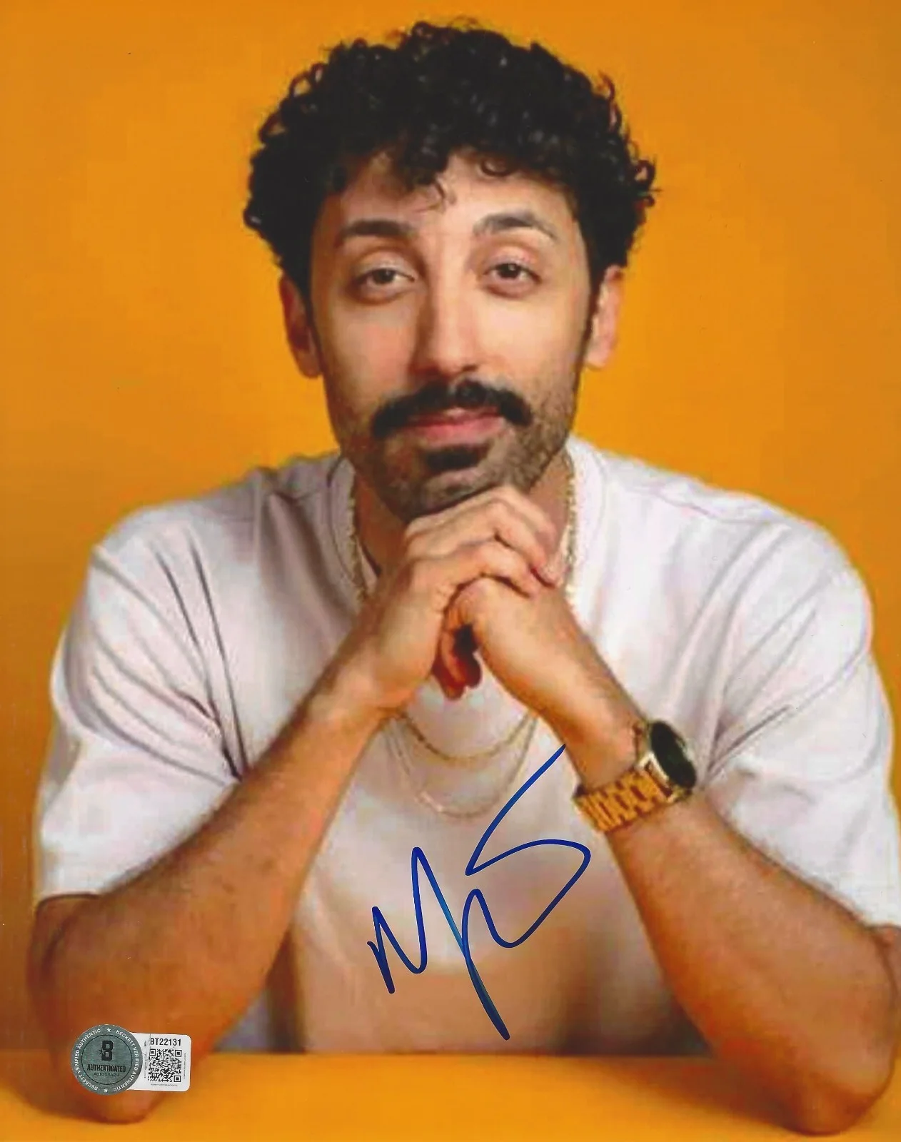 COMEDIAN MORGAN JAY SIGNED 8x10 PHOTO 2 STAND UP COMEDY ACTOR BECKETT BAS COA, изображение 2