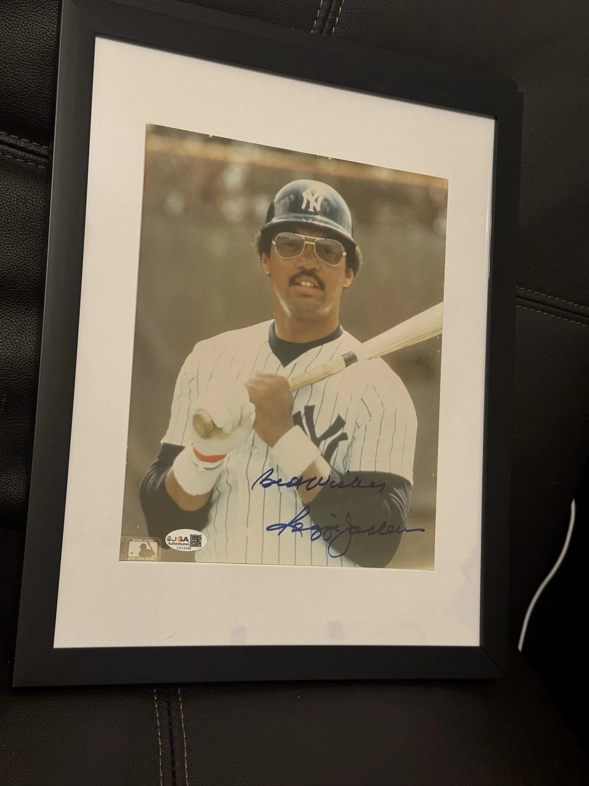 Reggie Jackson — Reggie Jackson Signed 8x10 Photo NY Yankees HOF Autograph JSA, image 2