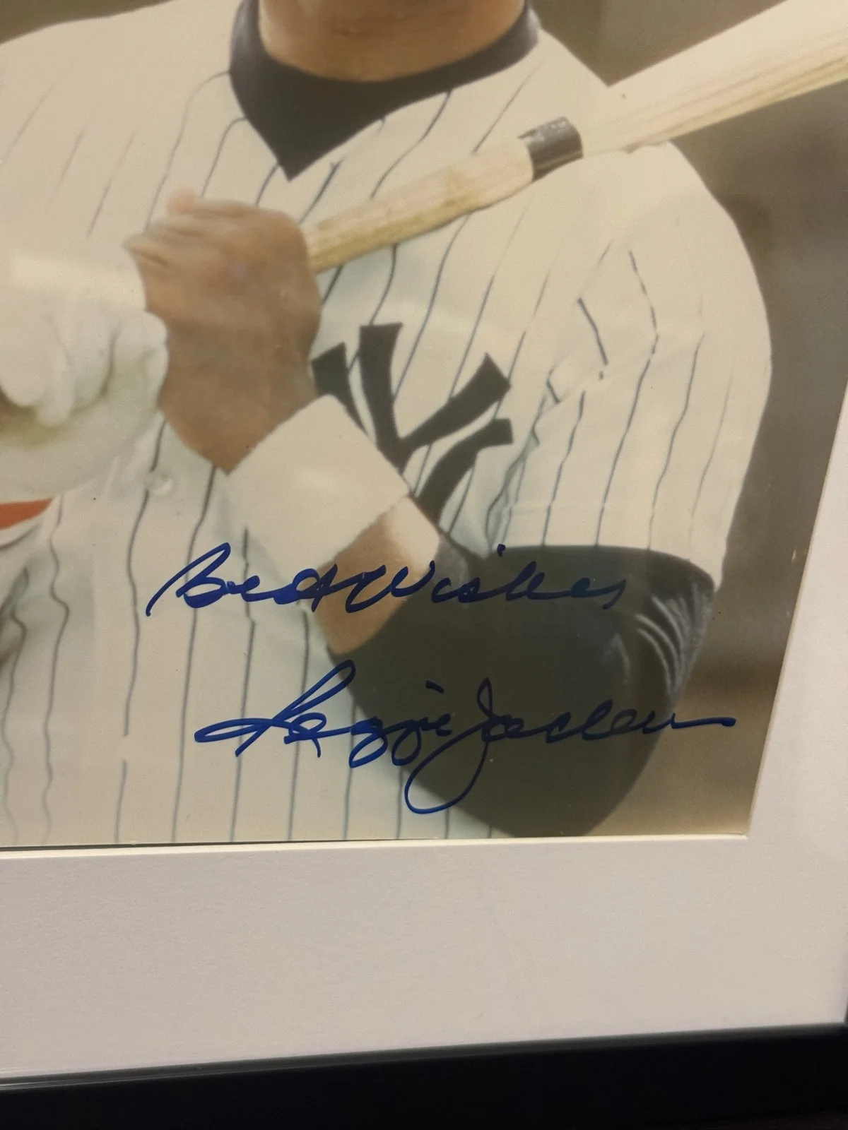 Reggie Jackson — Reggie Jackson Signed 8x10 Photo NY Yankees HOF Autograph JSA, image 3