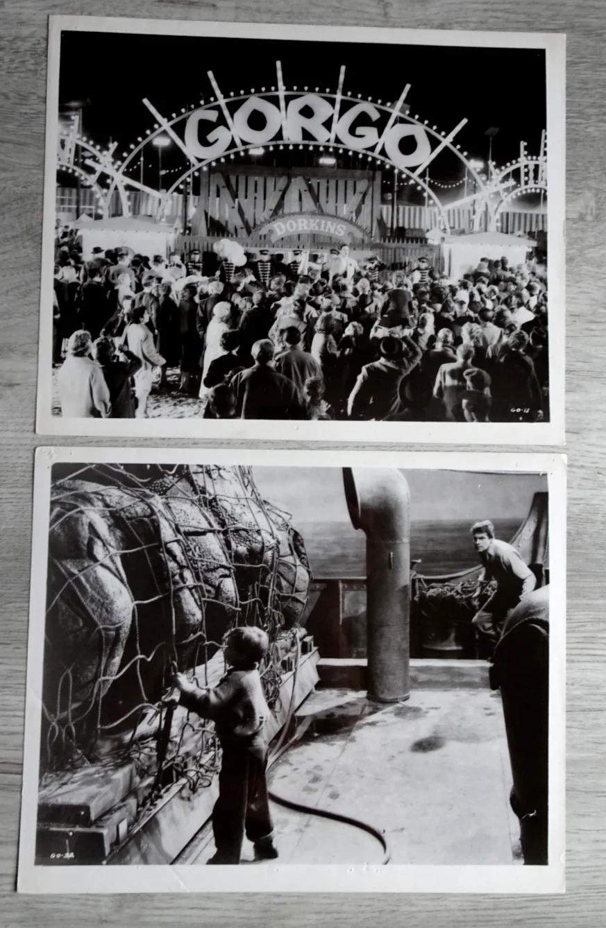 Gorgo Photo Press Still x 4 Monster Movie Bill Travers, image 2