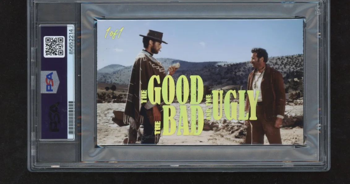 Eli Wallach signed Cut 3x5 Custom Card PSA DNA Slab Actor Auto C5790, image 2