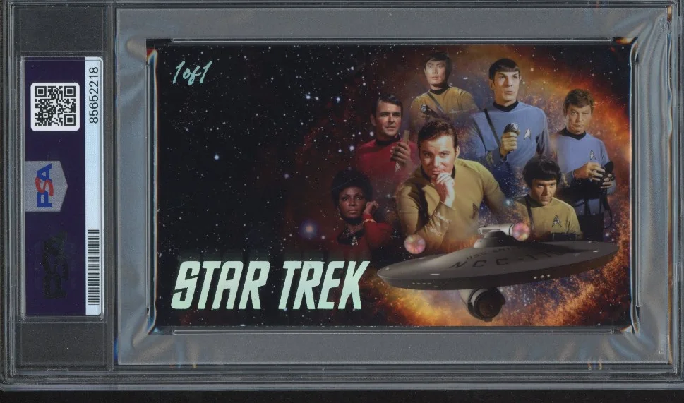 DeForest Kelley — DeForest Kelley signed Cut 3x5 Custom Card PSA DNA Slab Star Trek Auto C5788, изображение 2
