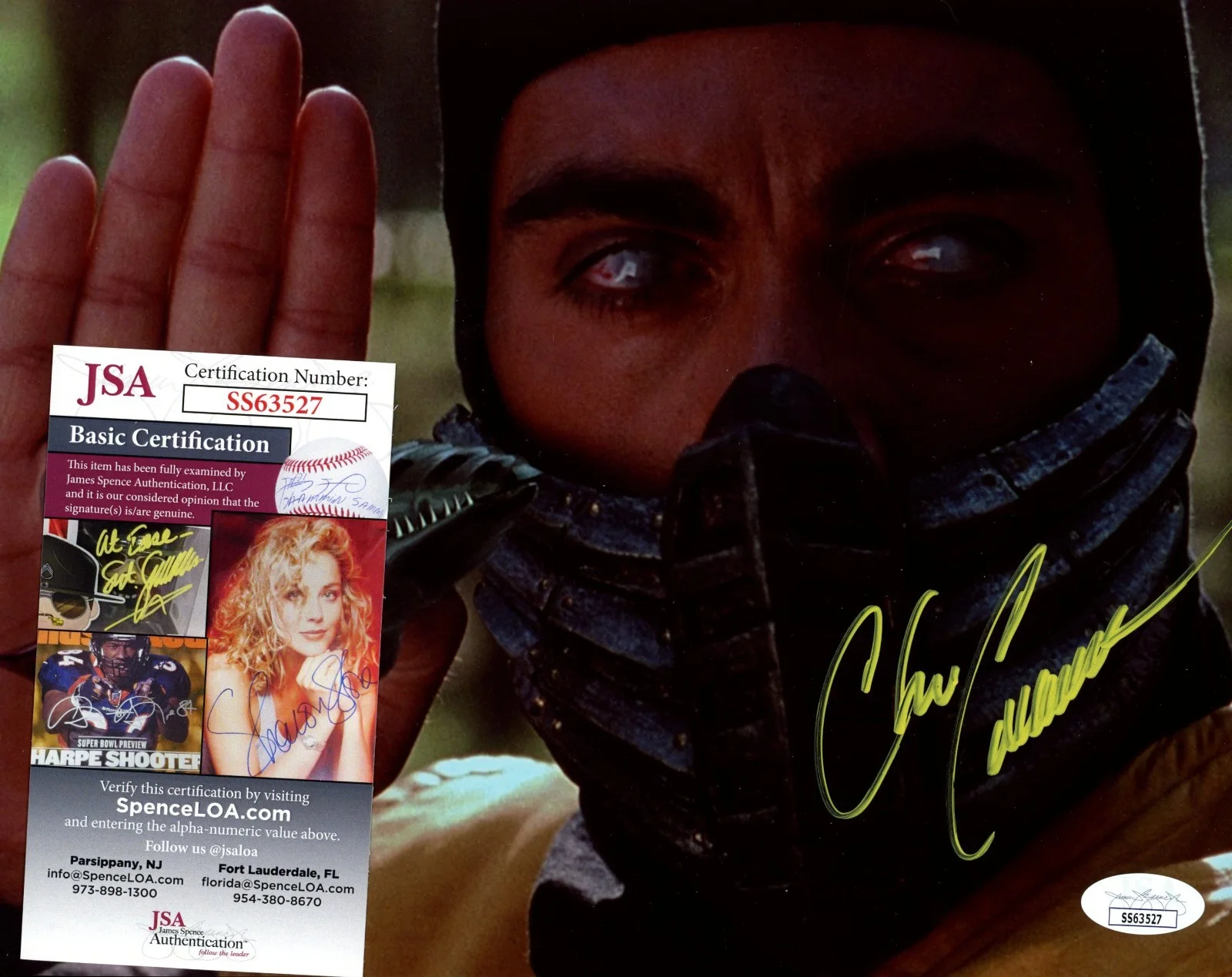 Chris Casamassa — Chris Casamassa Mortal Kombat 8x10 Signed Photo Certified Autograph, image 2