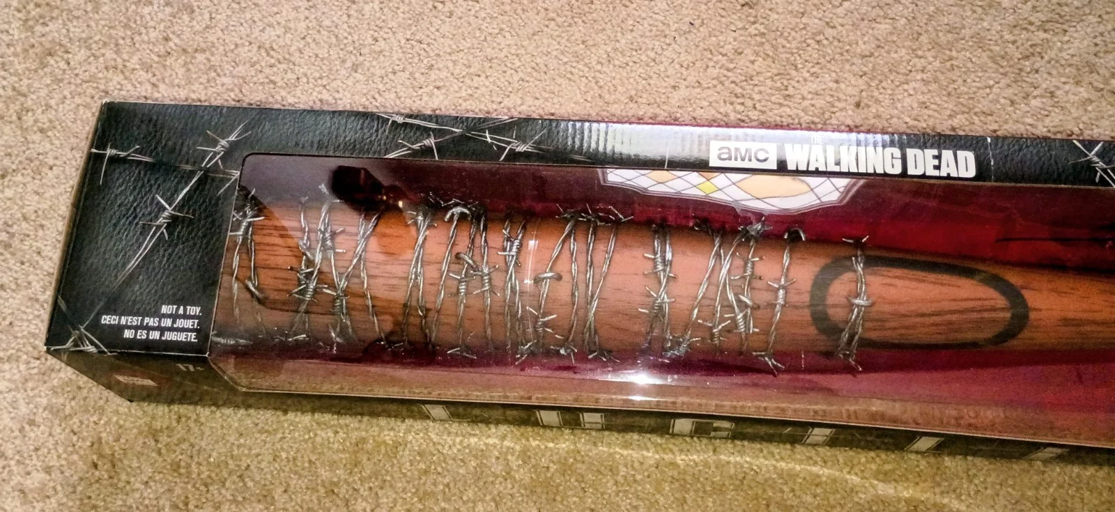 todd mcfarlane — Todd McFarlane Signed Autographed Lucille Bat TheWalkingDead Full Size Replica, image 3