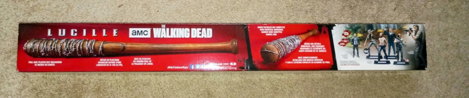 todd mcfarlane — Todd McFarlane Signed Autographed Lucille Bat TheWalkingDead Full Size Replica, image 5