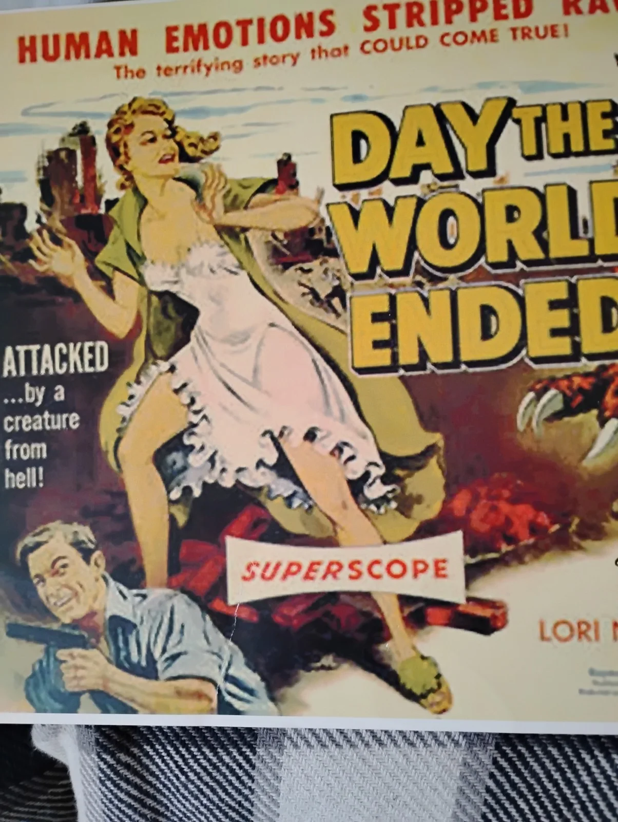 Day The World Ended Autographed By Lori Nelson Mini Poster, image 3