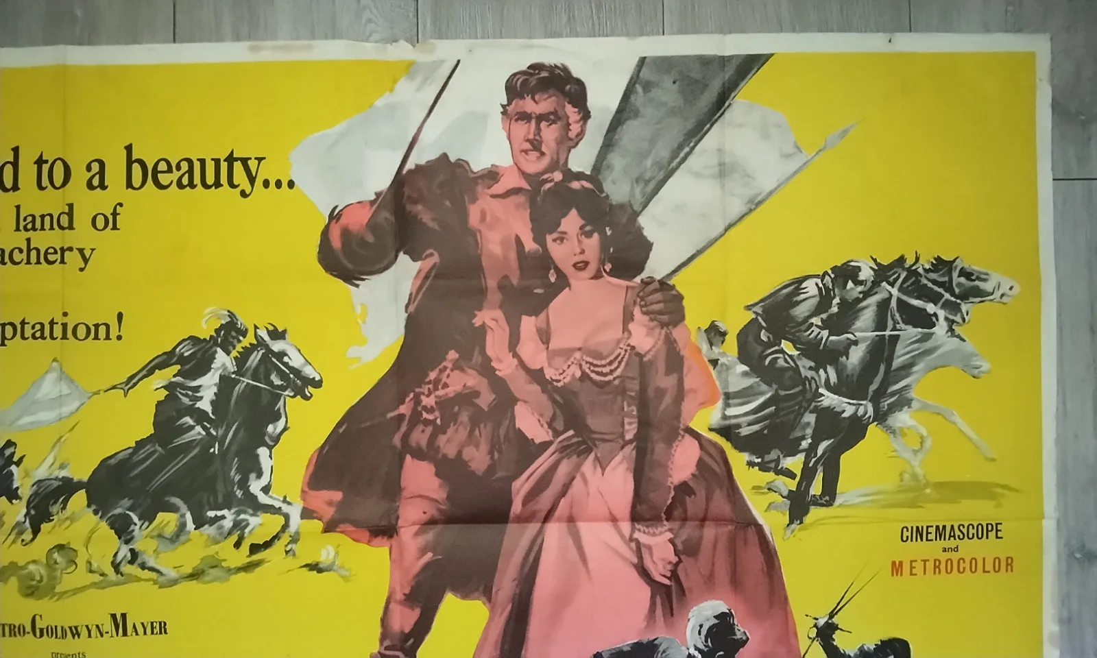 SWORDSMAN OF SIENA, 1962 UK QUAD POSTER, STEWART GRANGER, изображение 2