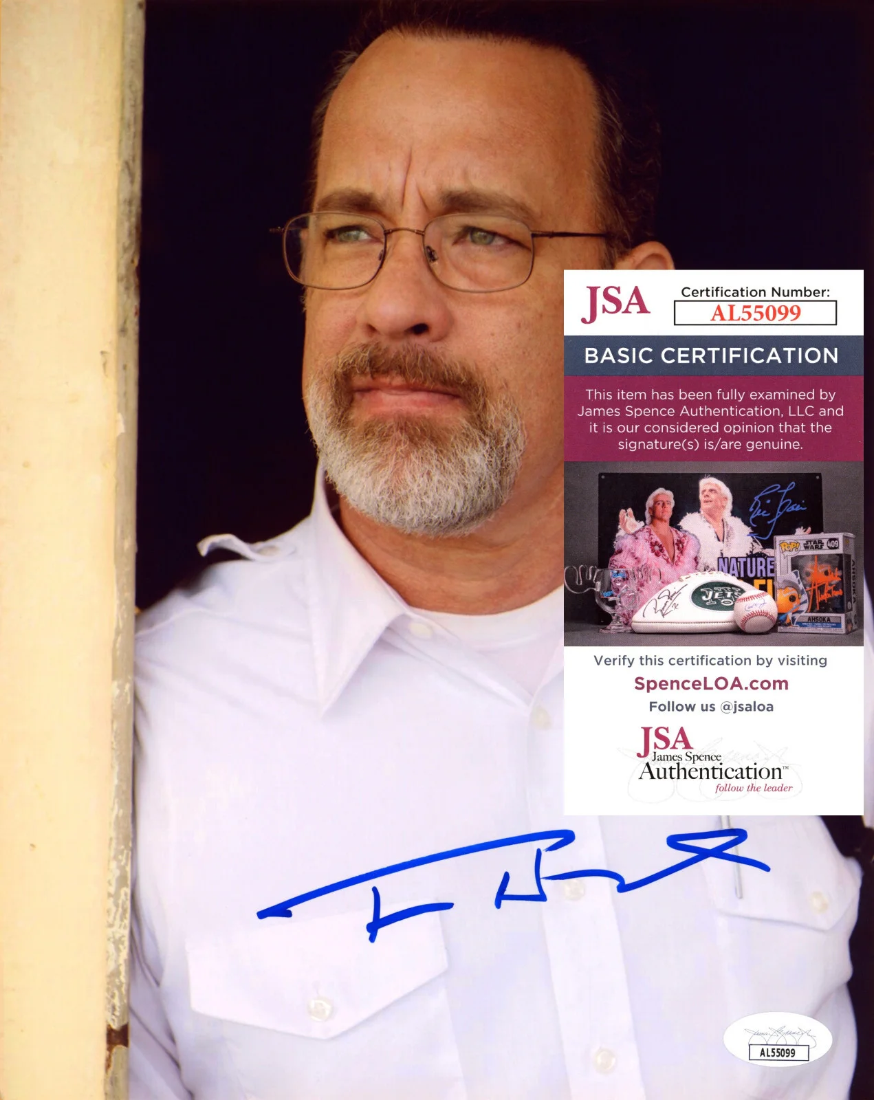 Tom Hanks — Tom Hanks Signed JSA COA Autographed 8X10 Captain Phillips Photo Autograph Auto, image 2